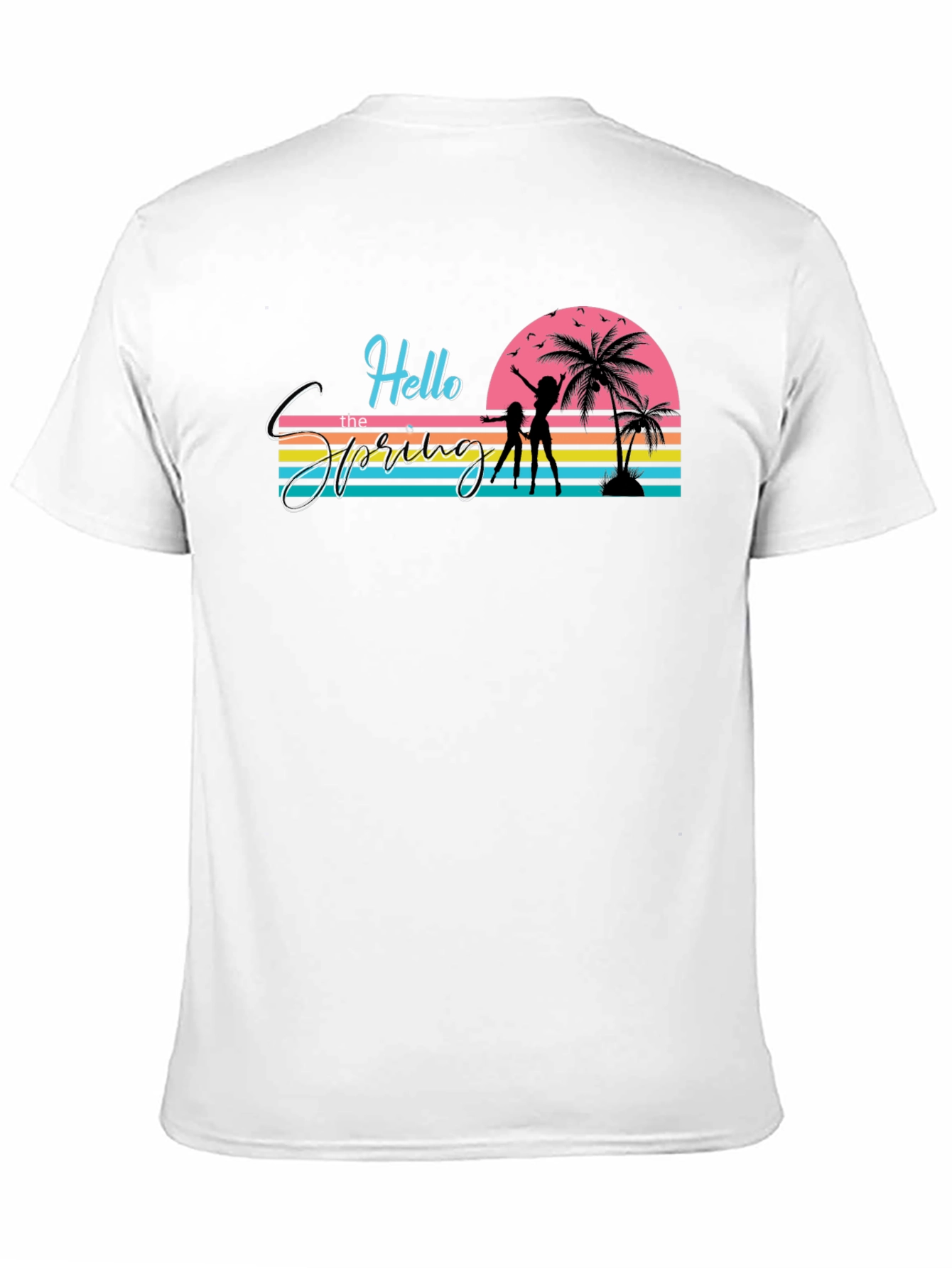 Retro Spring Break T-Shirt - Beach Vibes