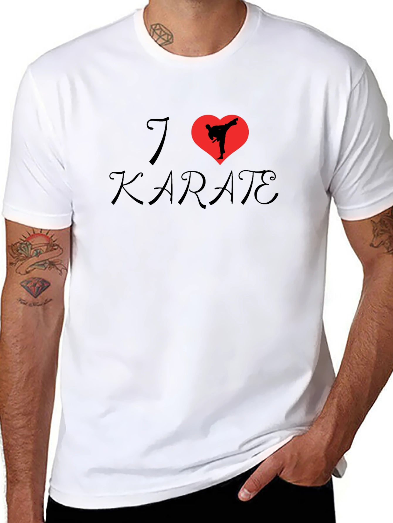 I Heart Karate T-Shirt - Martial Arts Tee