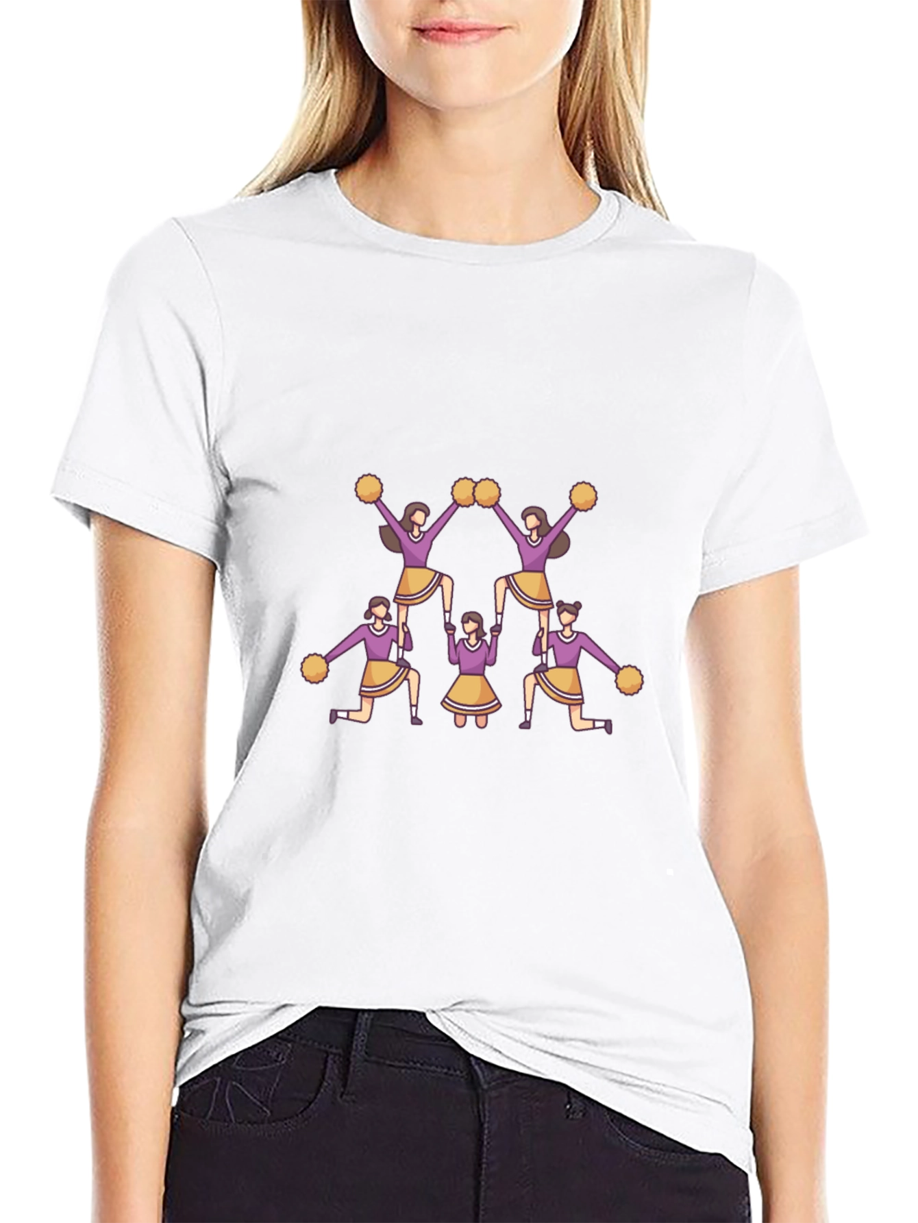Cheerleader Squad Graphic T-Shirt