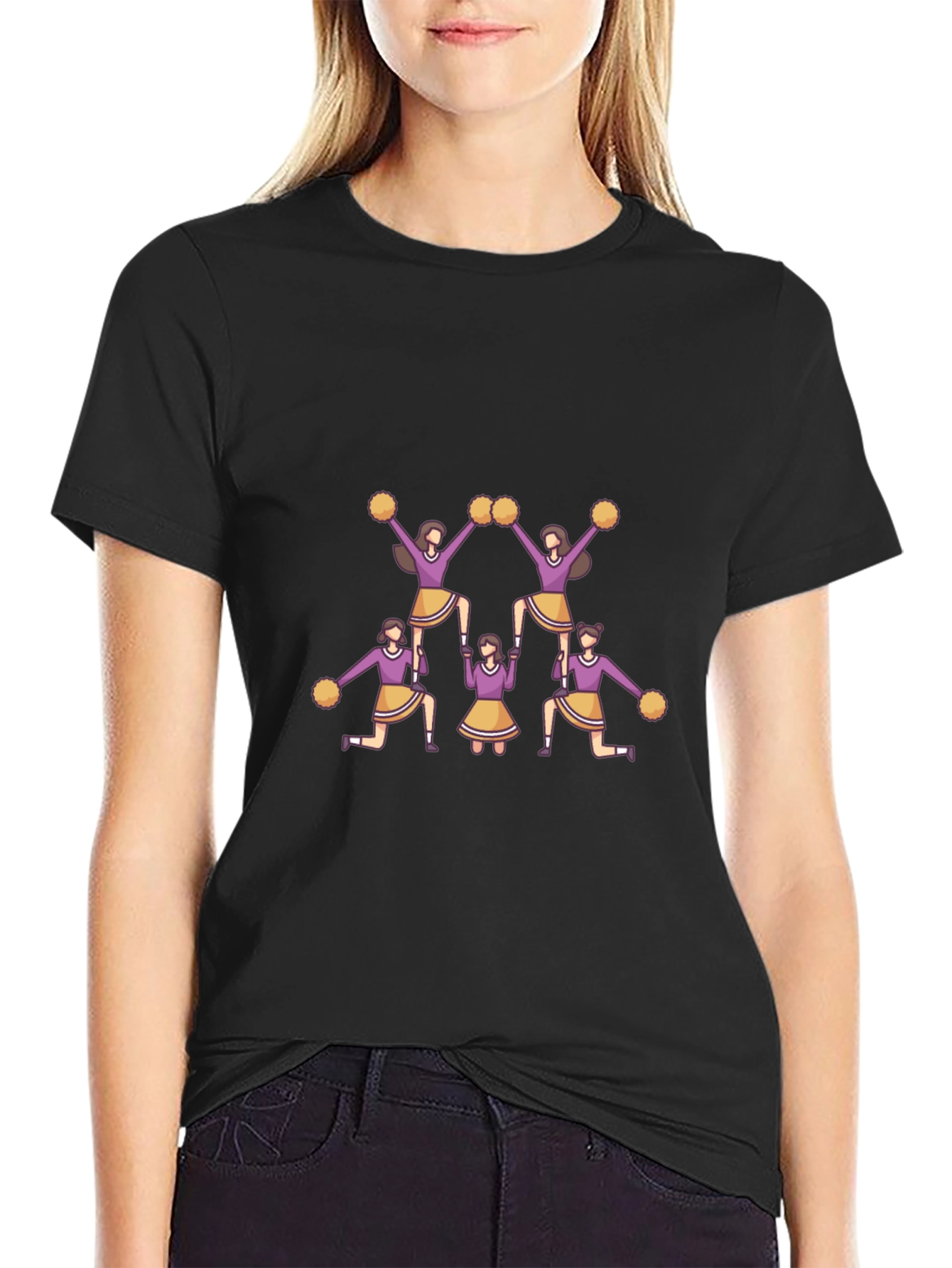 Cheerleader Squad Graphic T-Shirt