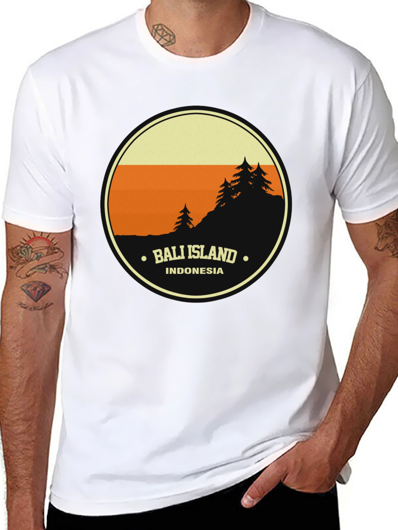Bali Island Retro T-Shirt - Indonesia Adventure Tee