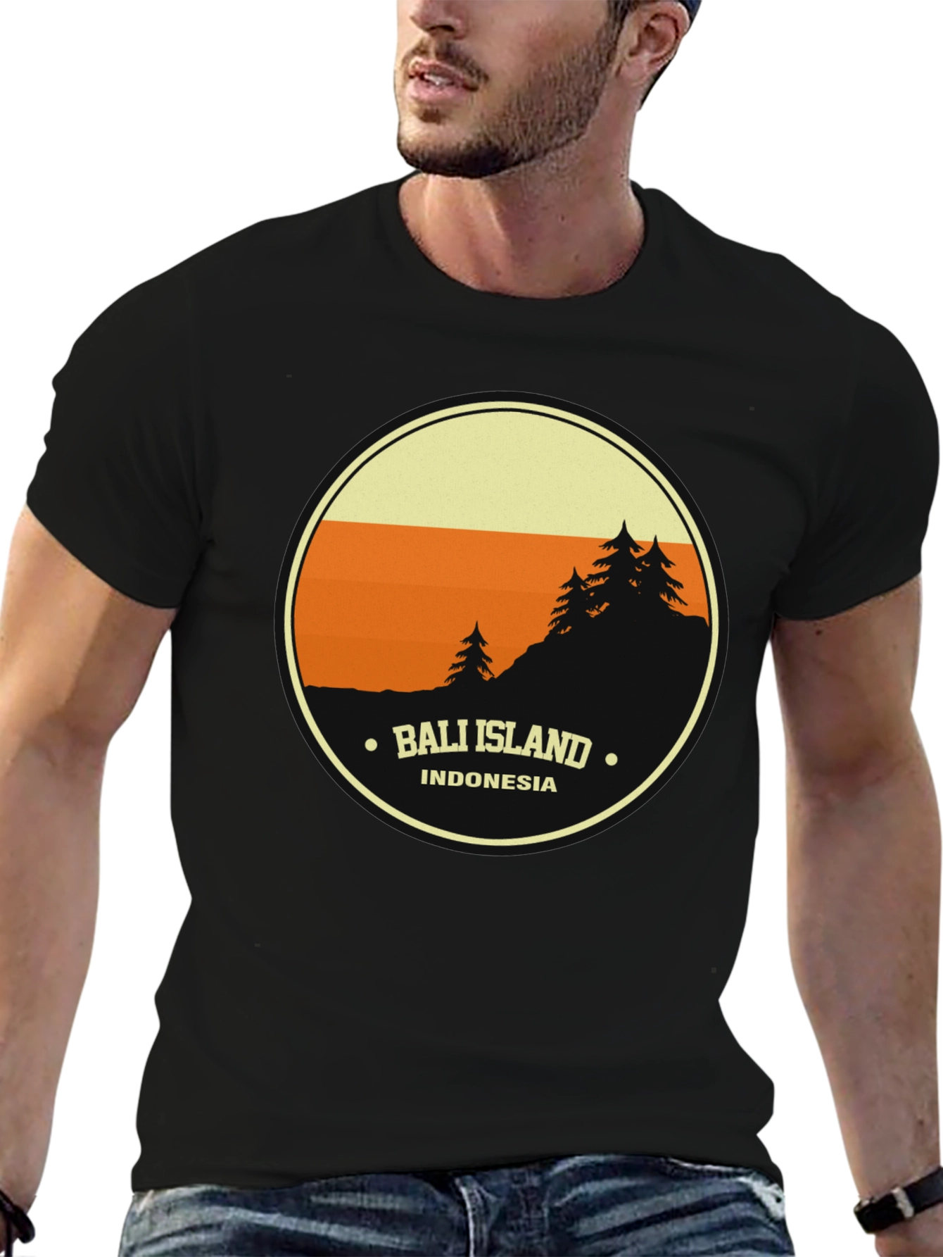 Bali Island Retro T-Shirt - Indonesia Adventure Tee