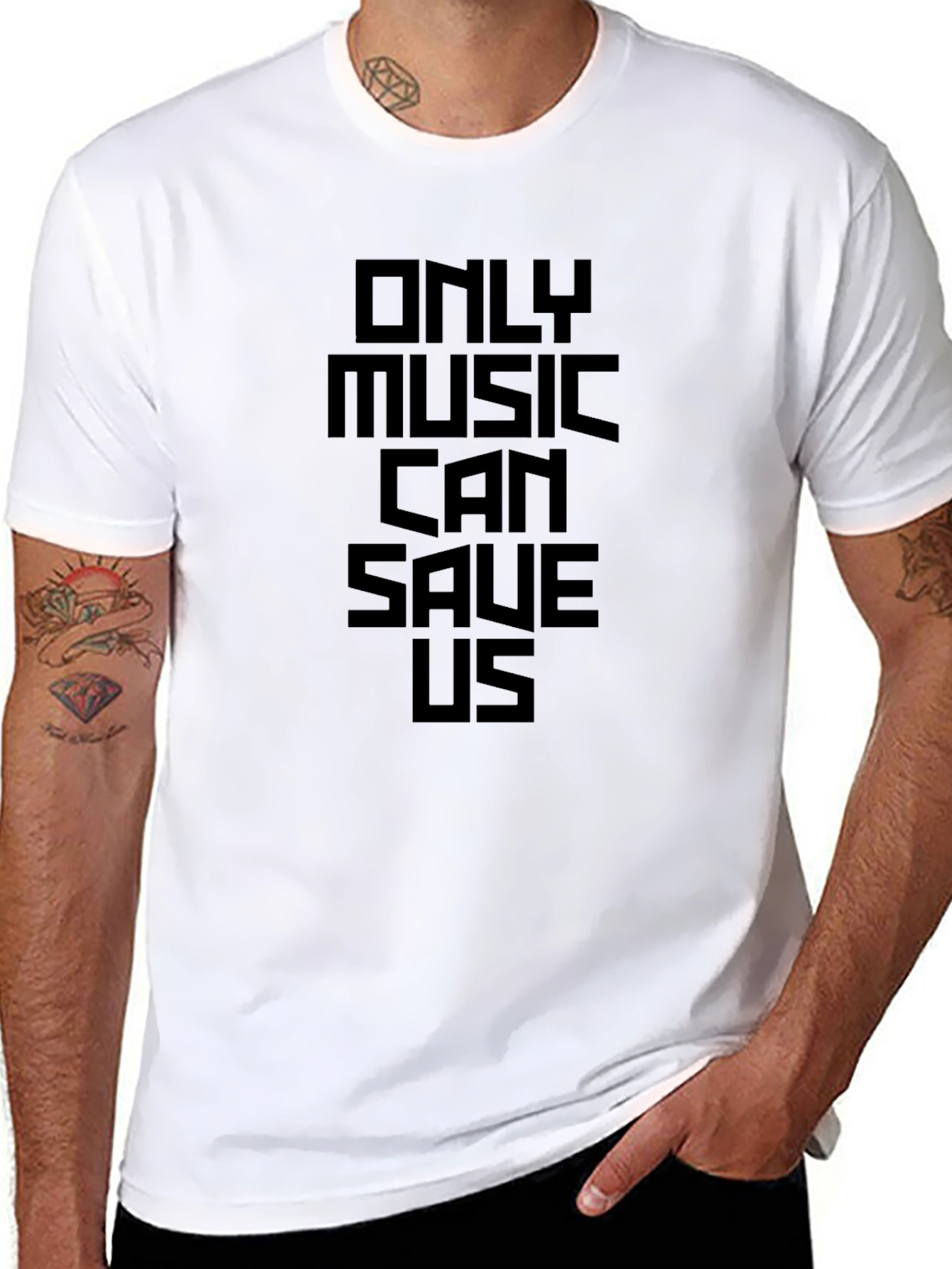 Only Music Can Save Us - Graphic T-Shirt