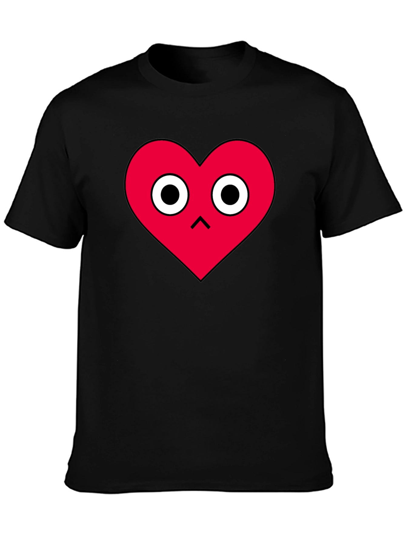Playful Heart Graphic Tee - Soft Cotton