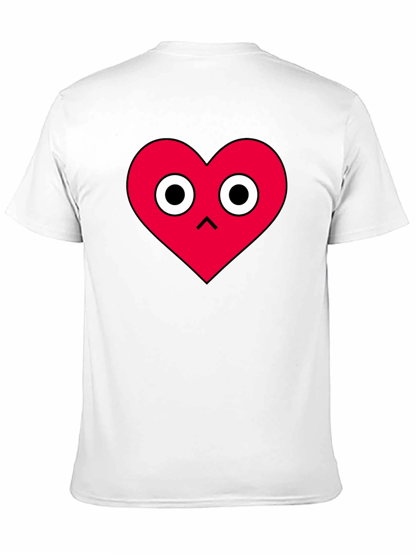 Playful Heart Graphic Tee - Soft Cotton