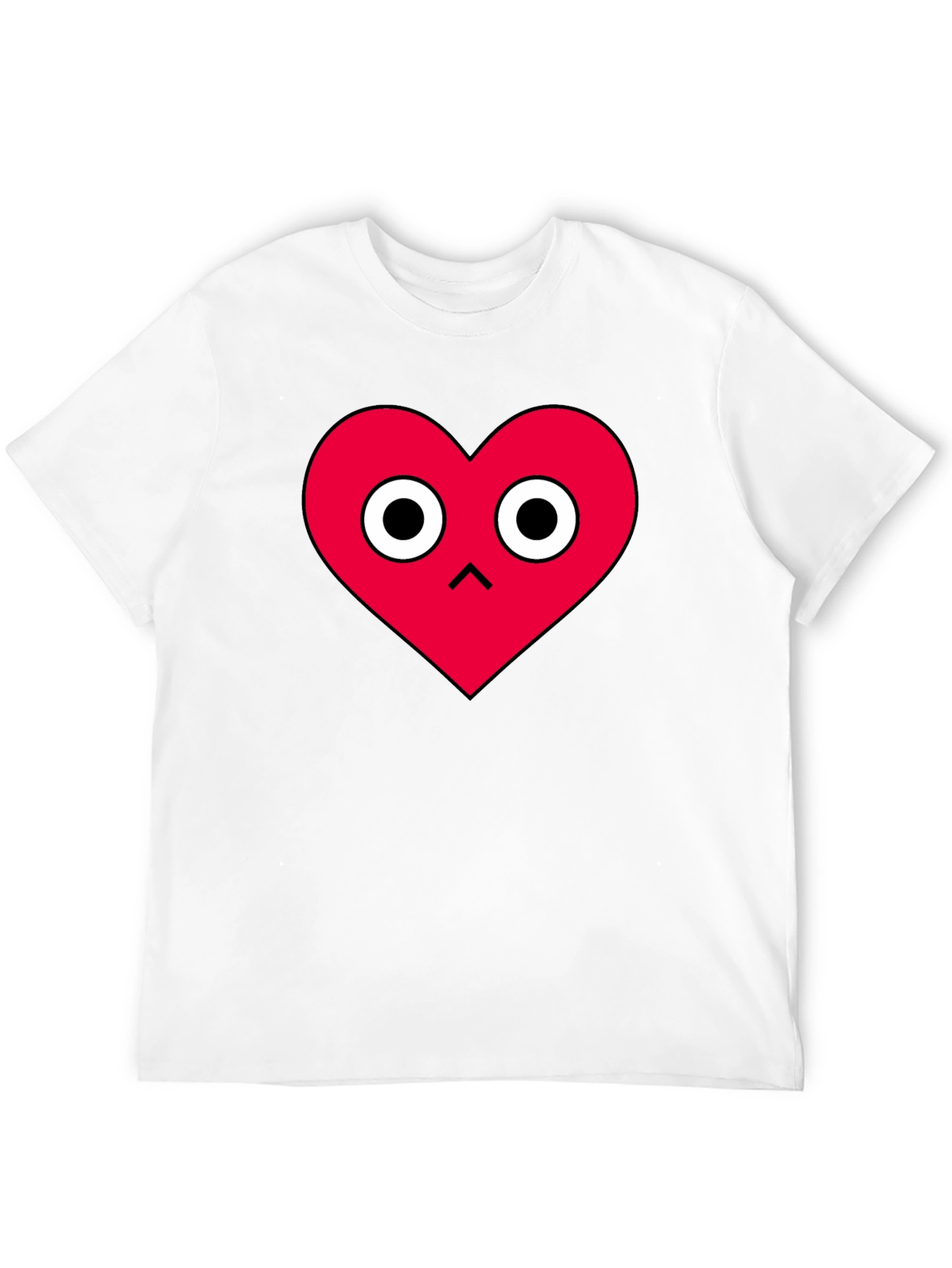 Playful Heart Graphic Tee - Soft Cotton