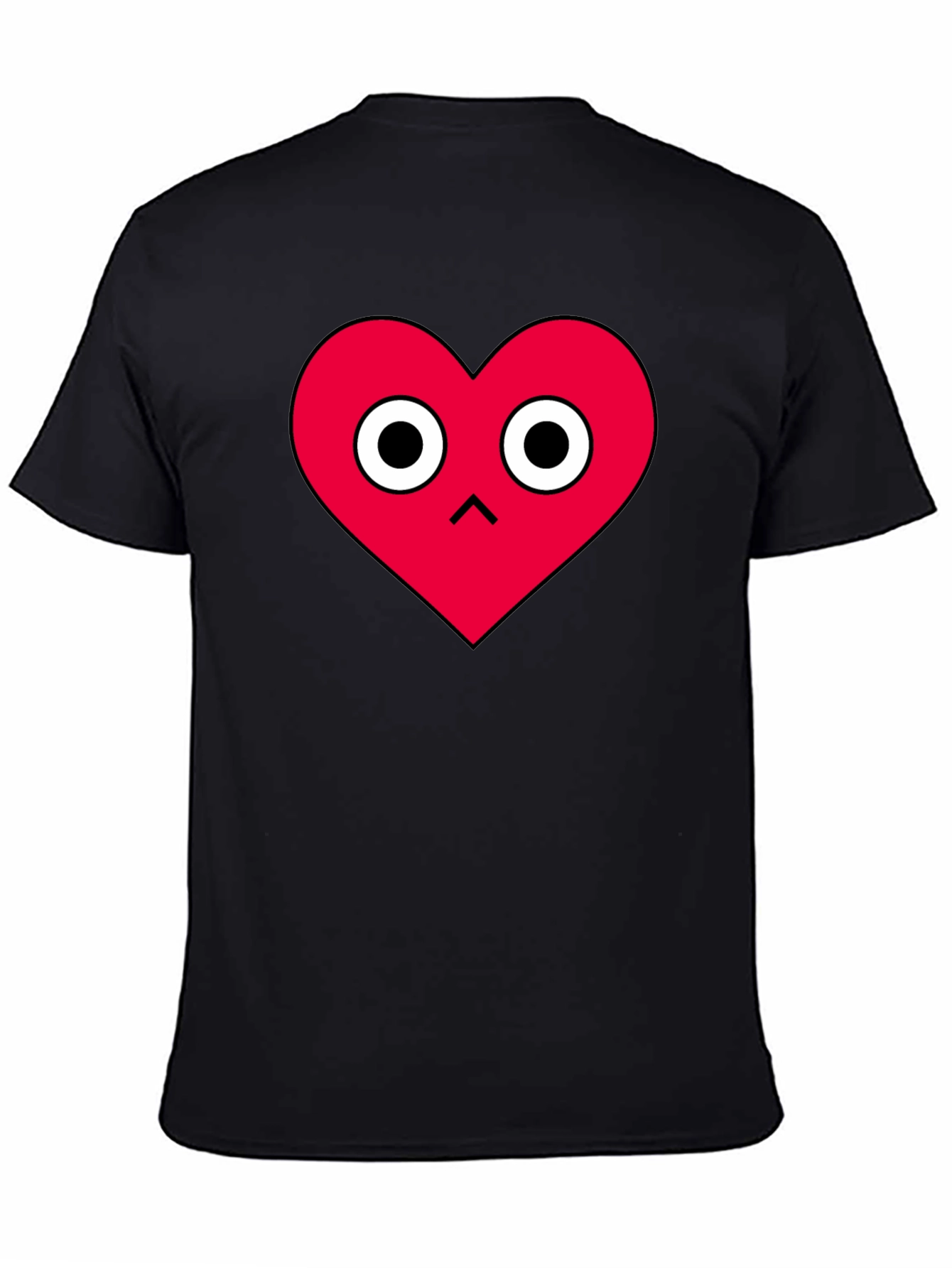 Playful Heart Graphic Tee - Soft Cotton