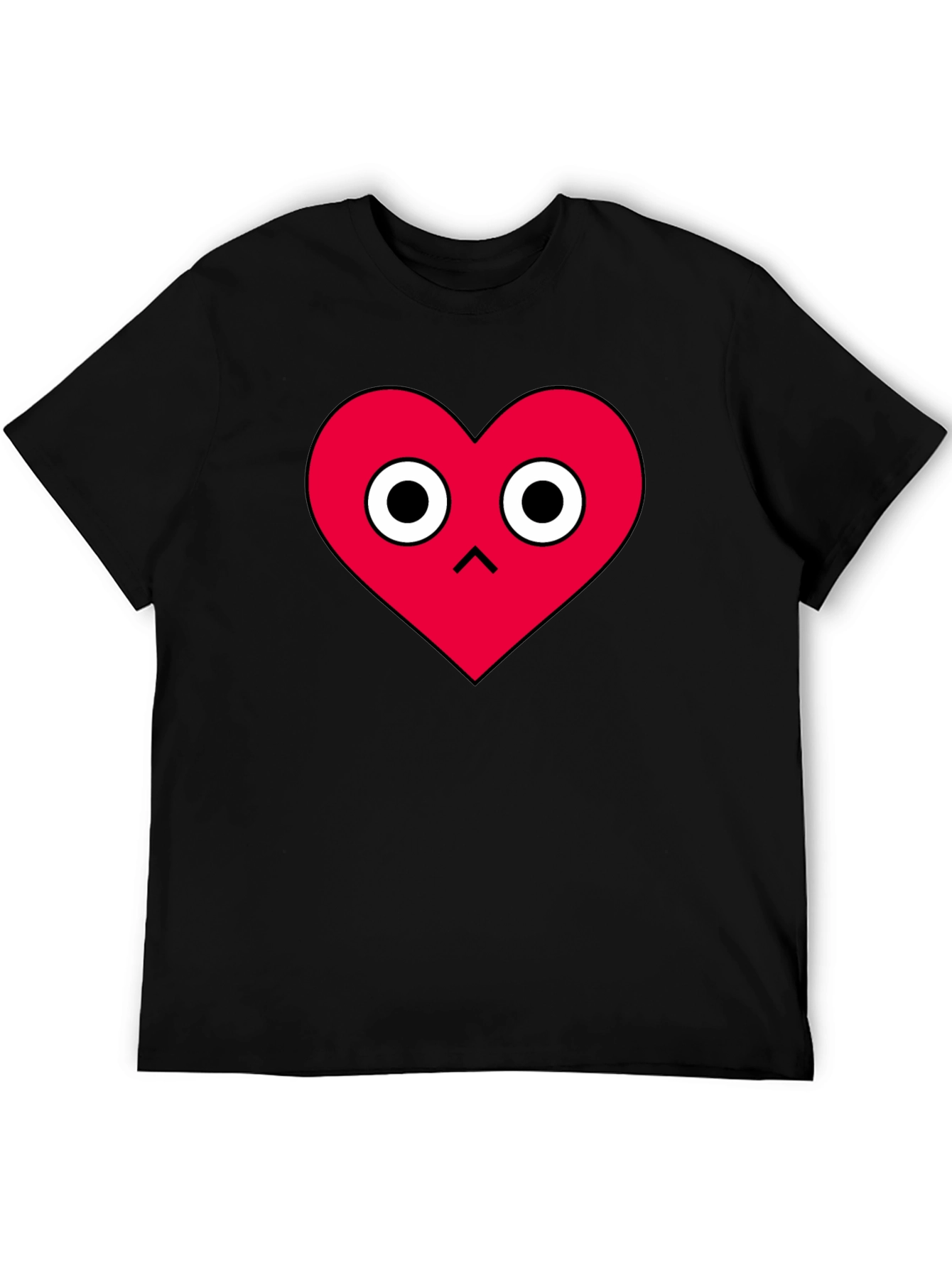 Playful Heart Graphic Tee - Soft Cotton
