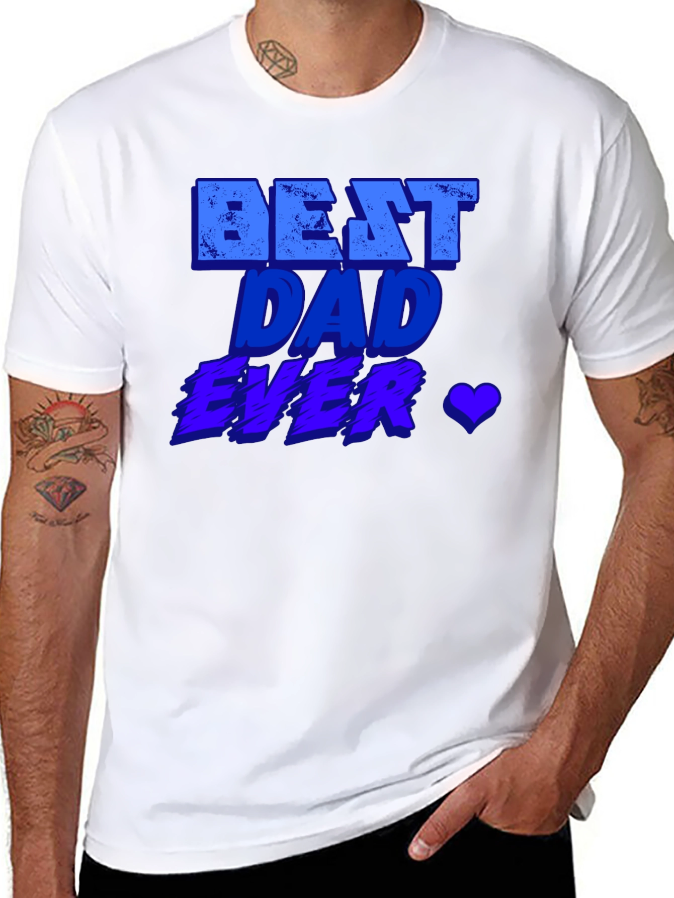 Best Dad Ever Graphic T-Shirt - Fathers Day Gift