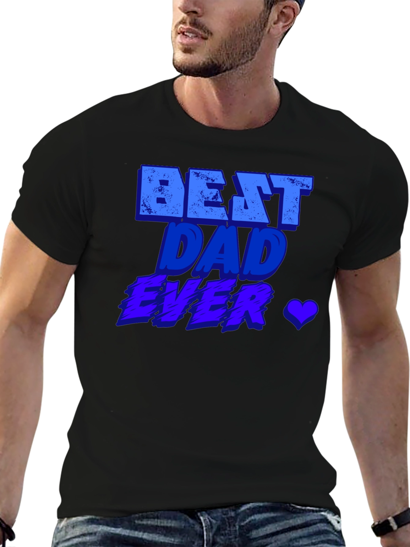 Best Dad Ever Graphic T-Shirt - Fathers Day Gift
