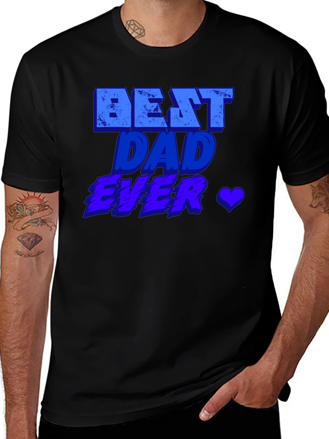 Best Dad Ever Graphic T-Shirt - Fathers Day Gift