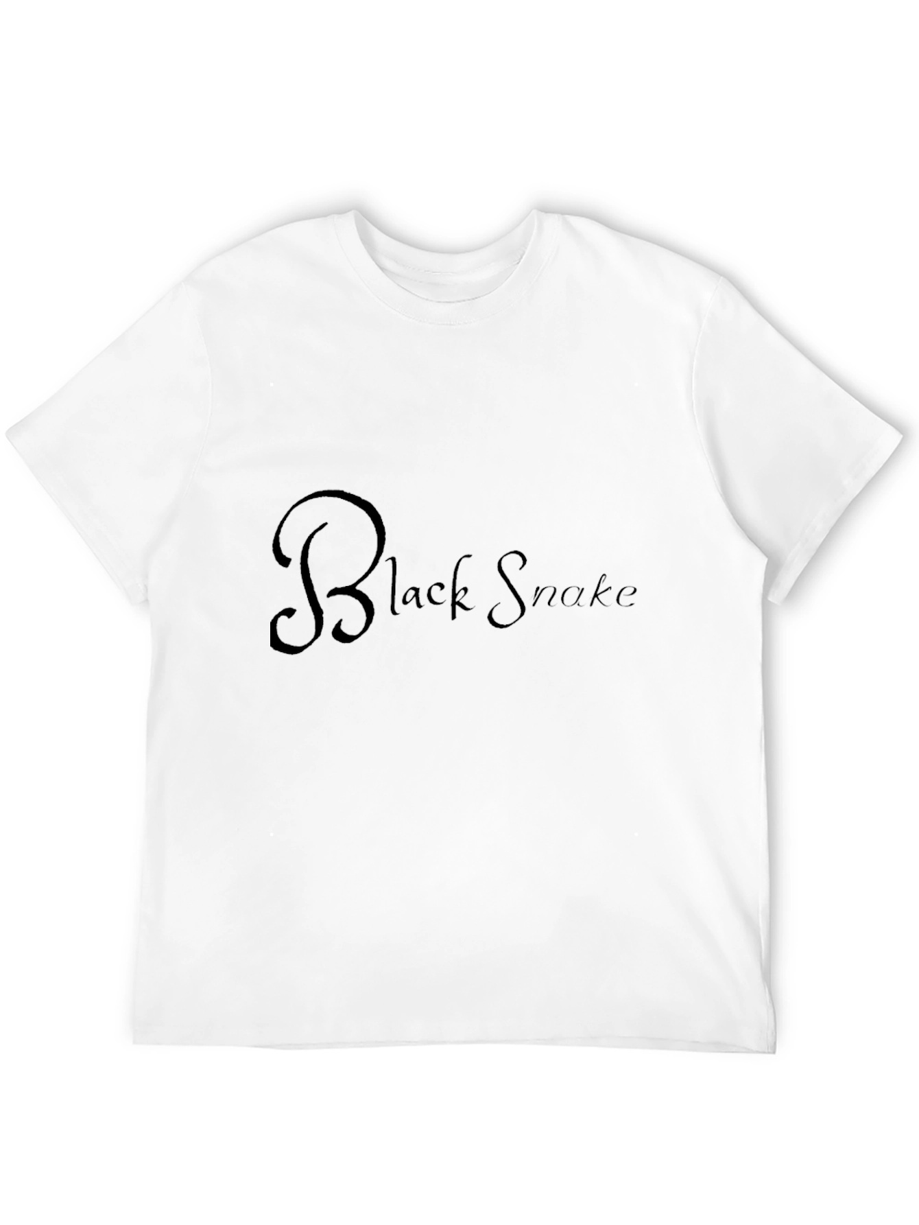 Black Snake Graphic Tee - Soft Cotton Comfort