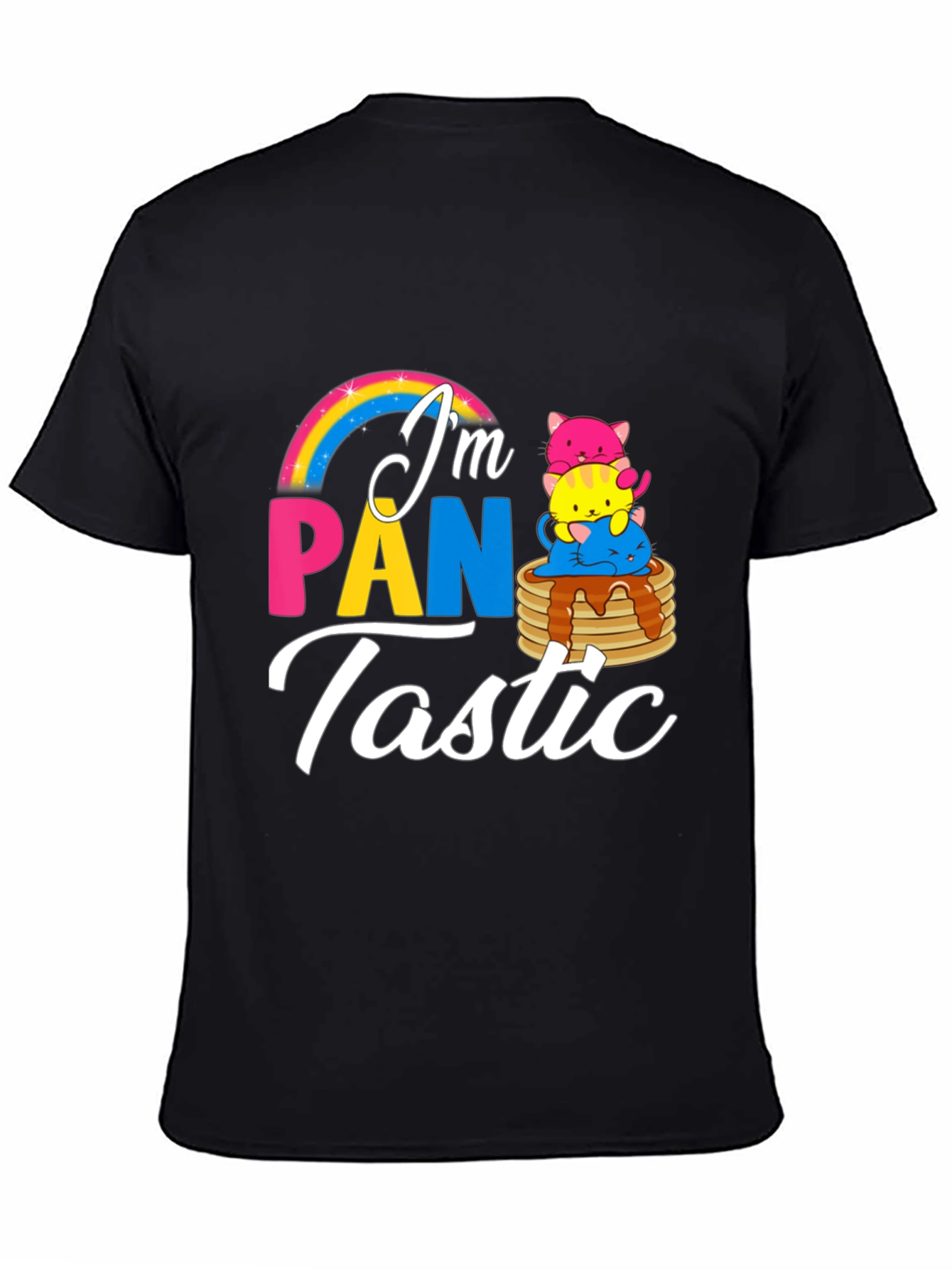 Pan-tastic Pride T-Shirt - Adorable Pancake Cat Design