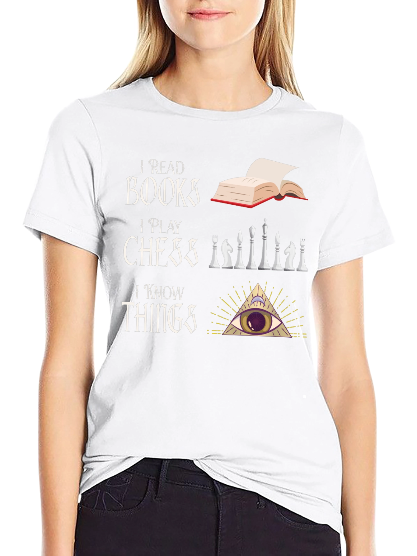 I Read Books I Play Chess T-Shirt