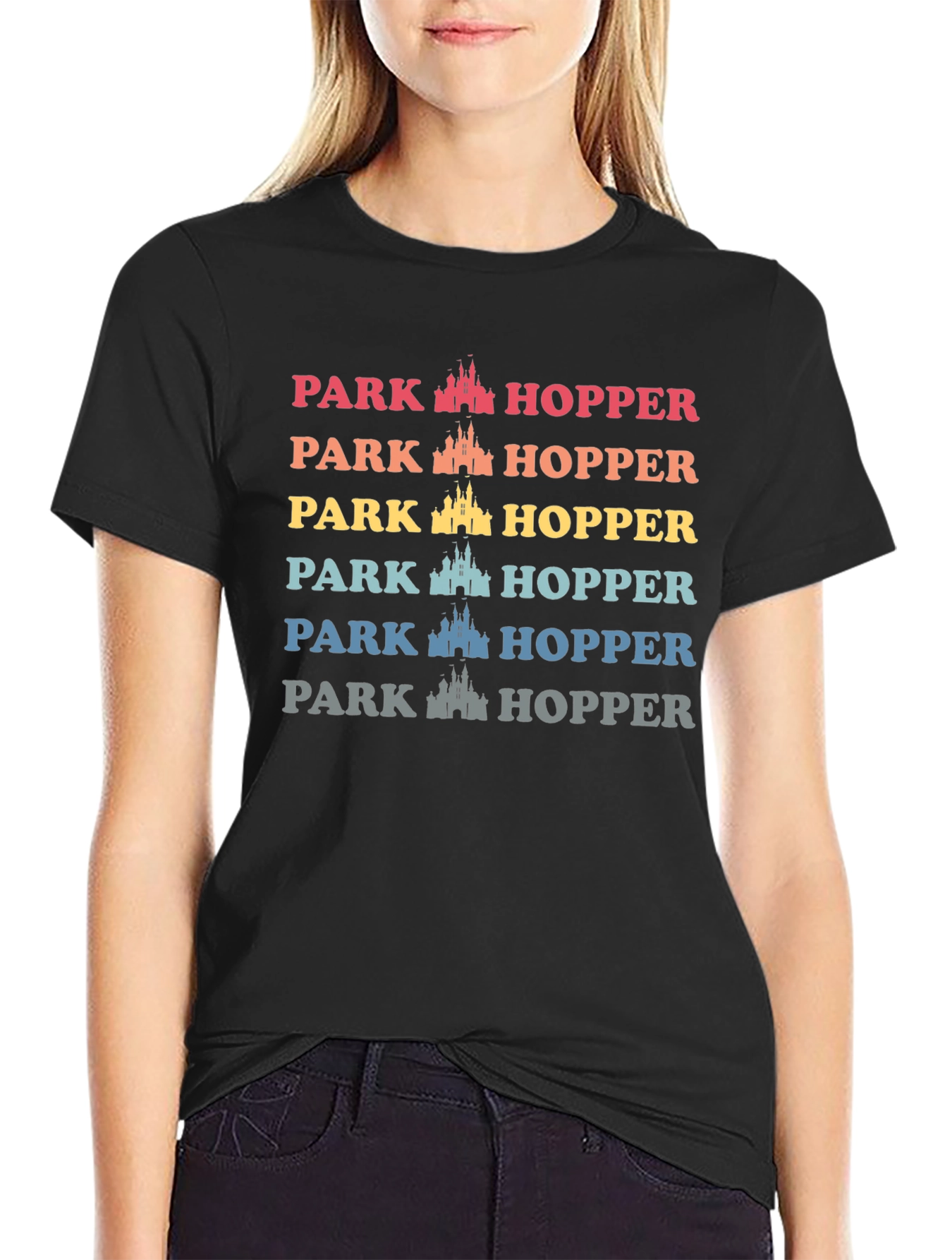 Park Hopper T-Shirt - Retro Castle Design