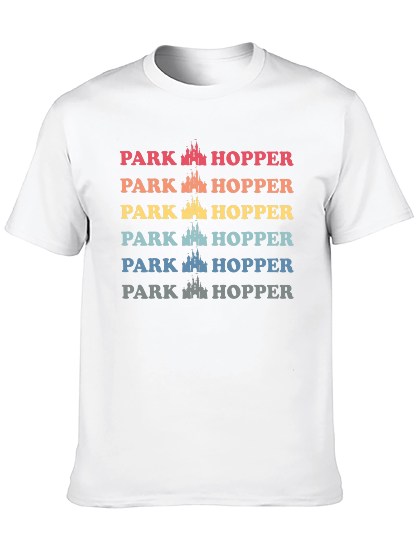 Park Hopper T-Shirt - Retro Castle Design