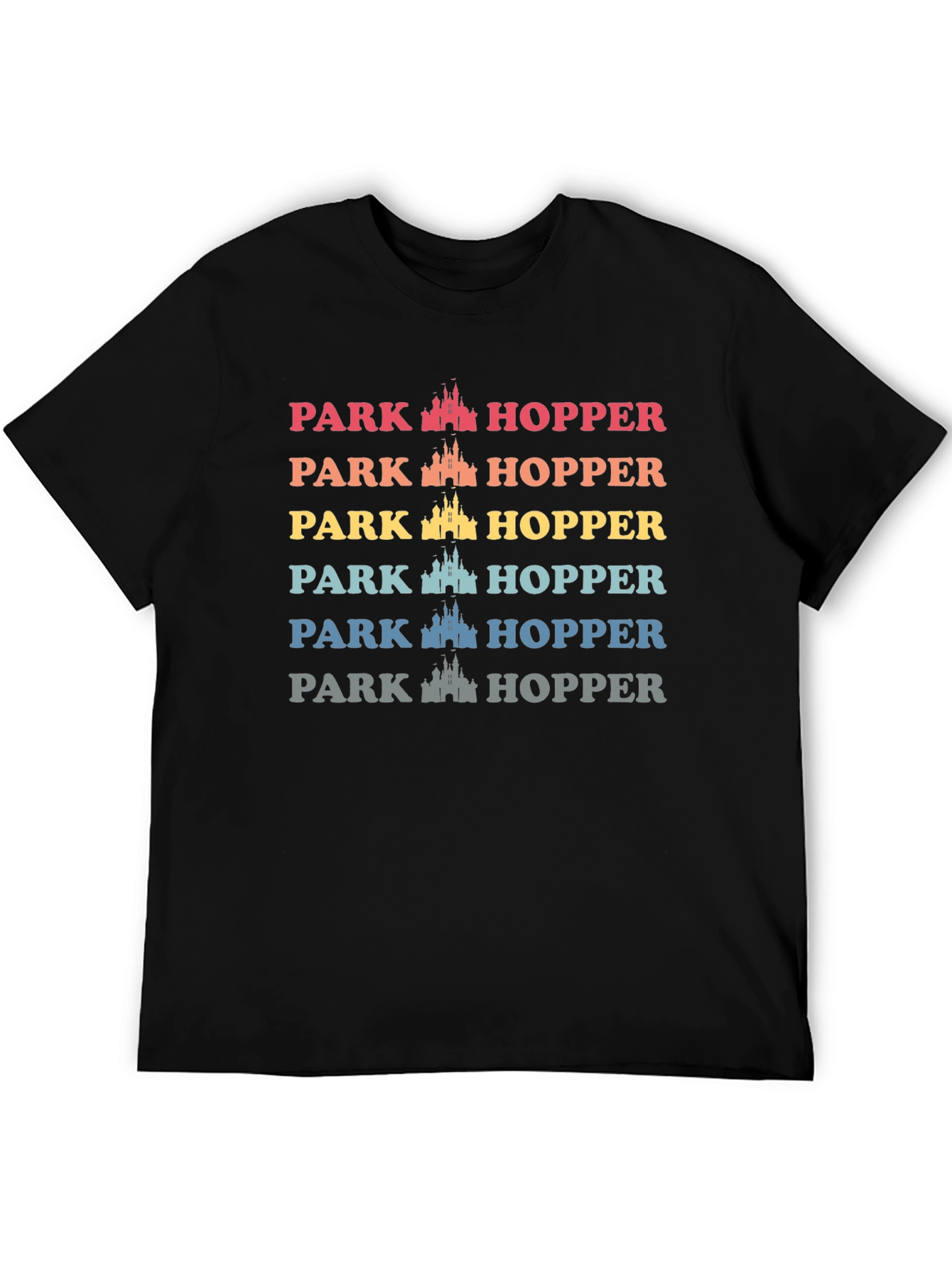 Park Hopper T-Shirt - Retro Castle Design