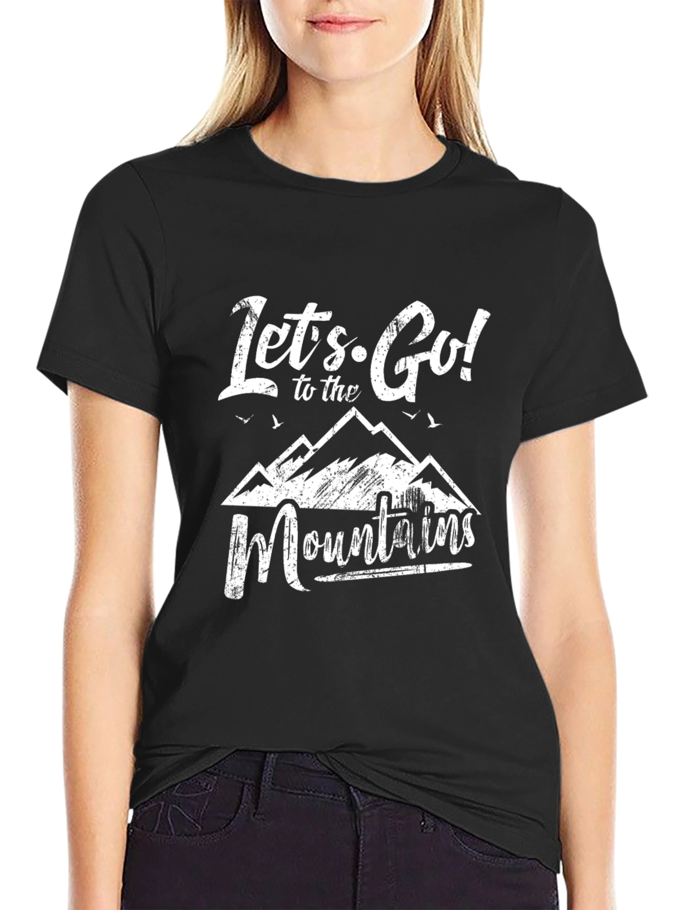 Lets Go to the Mountains Graphic T-Shirt