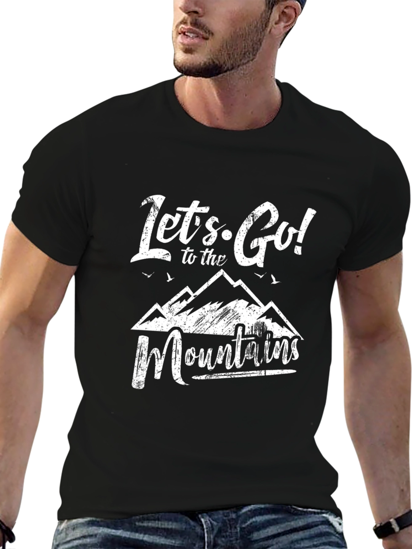 Lets Go to the Mountains Graphic T-Shirt