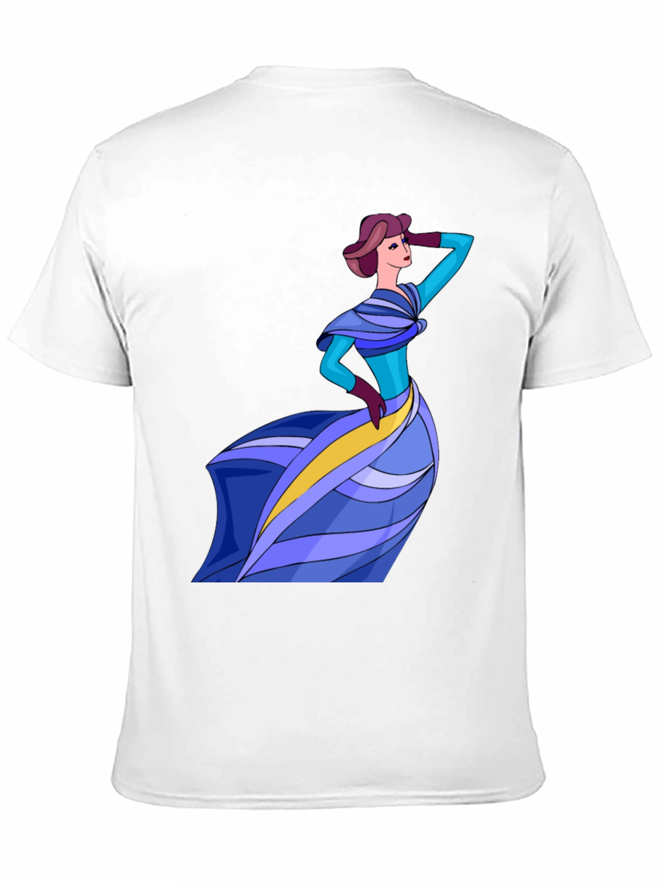 Stylish Lady Graphic Tee - Fashion Forward Design