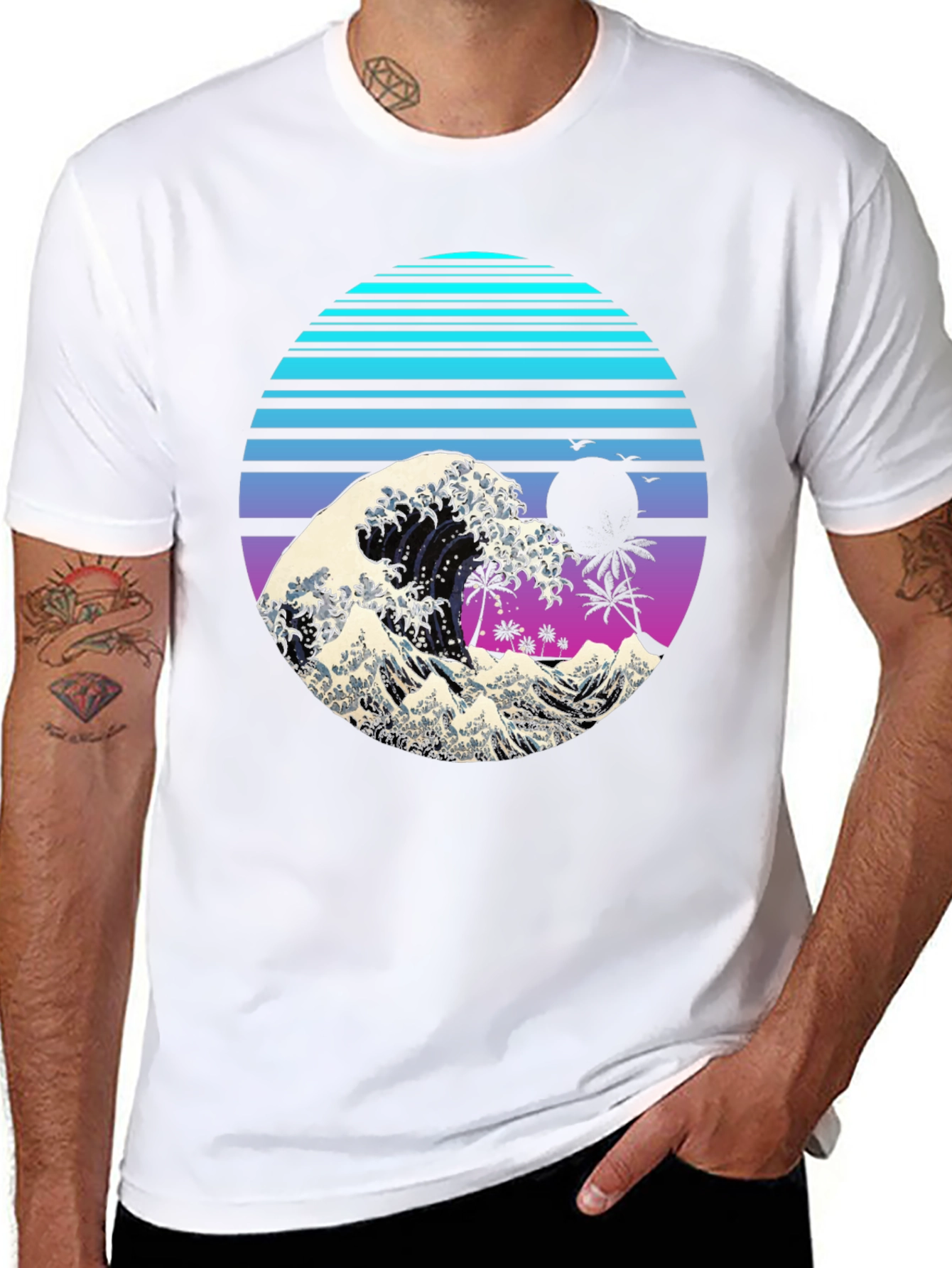 Retro Wave Graphic Tee