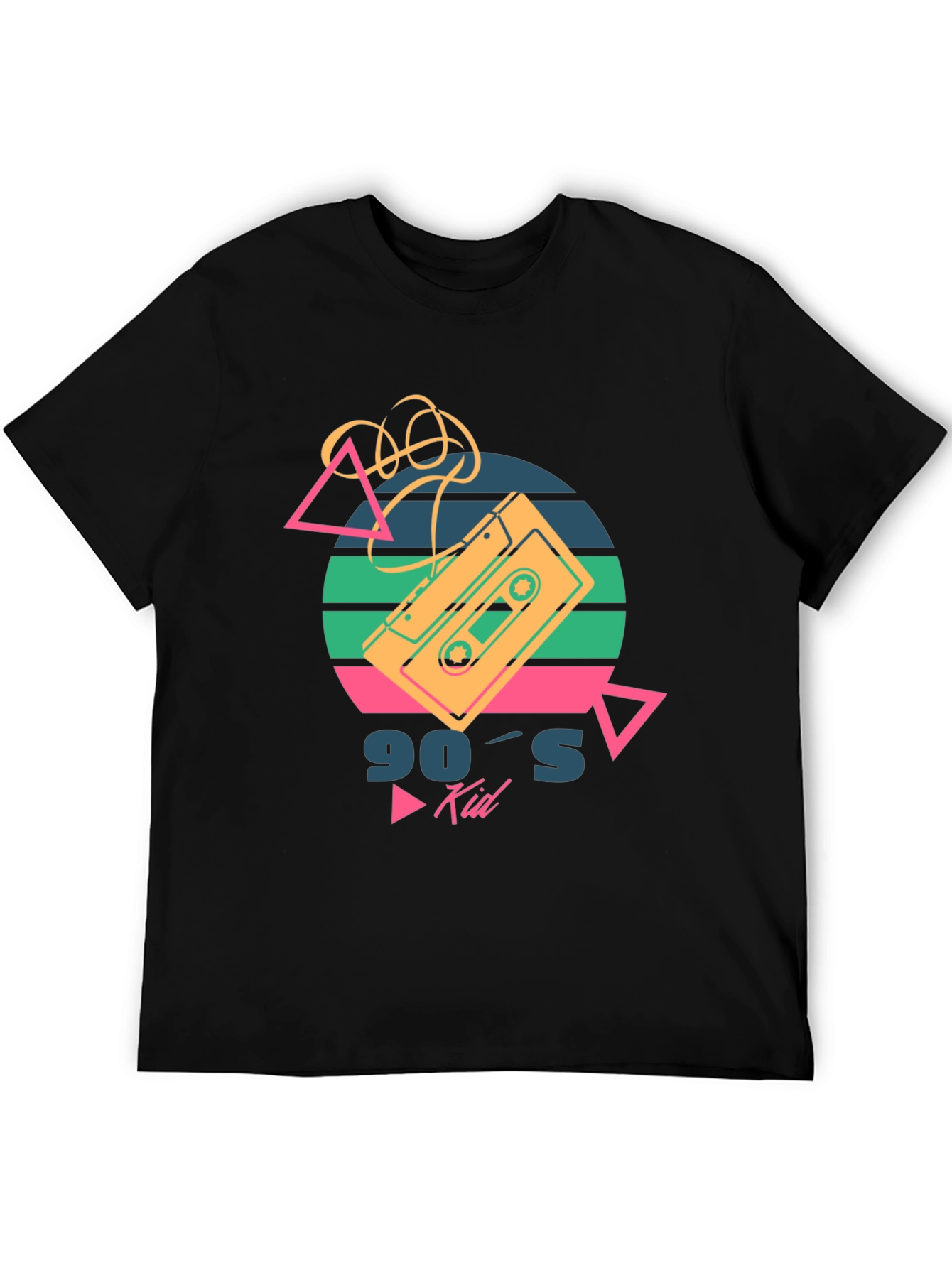 Retro 90s Kid Cassette Tape Graphic T-Shirt