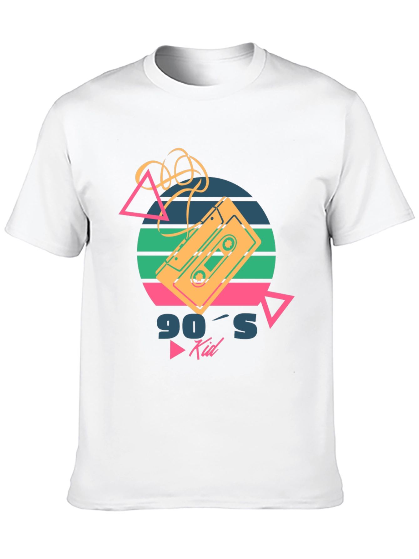 Retro 90s Kid Cassette Tape Graphic T-Shirt