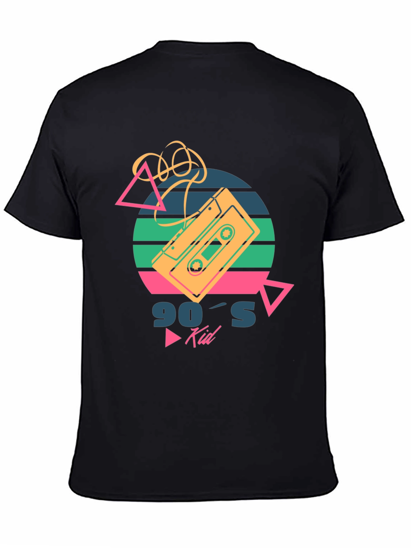 Retro 90s Kid Cassette Tape Graphic T-Shirt