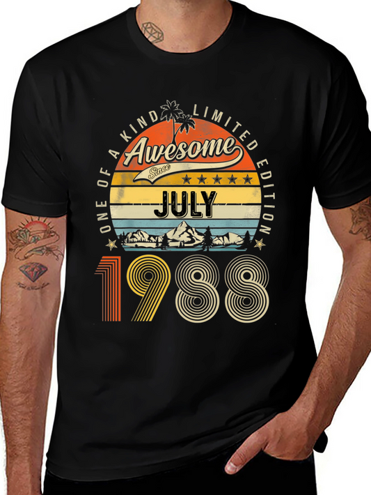 Awesome July 1988 Limited Edition Graphic T-Shirt