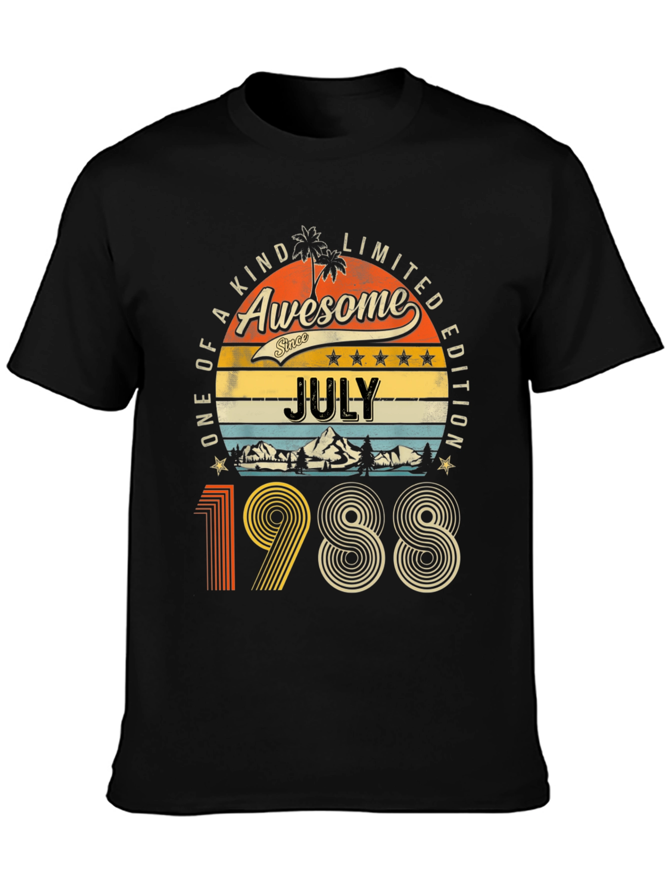 Awesome July 1988 Limited Edition Graphic T-Shirt