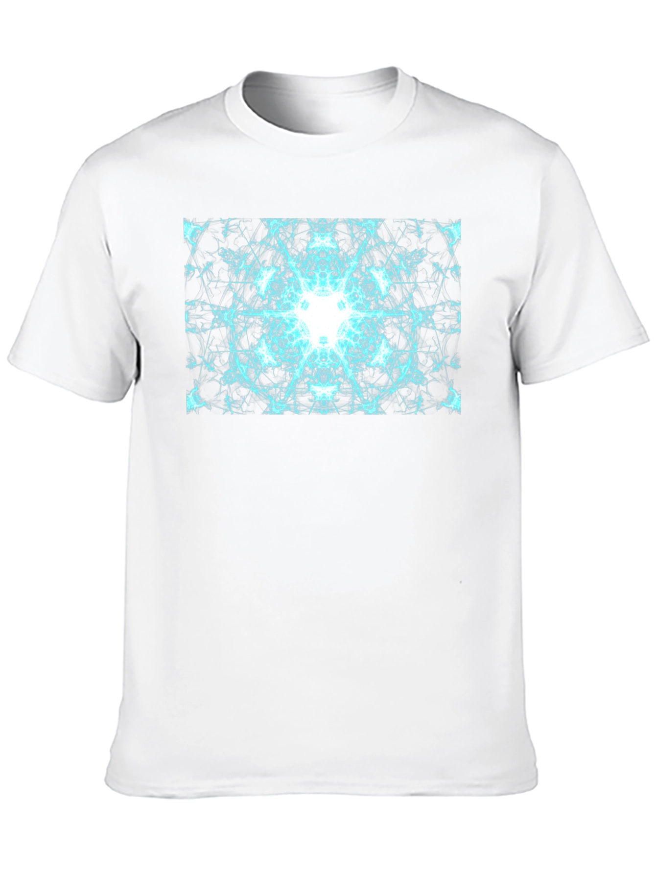 Electric Mandala Graphic Black T-Shirt