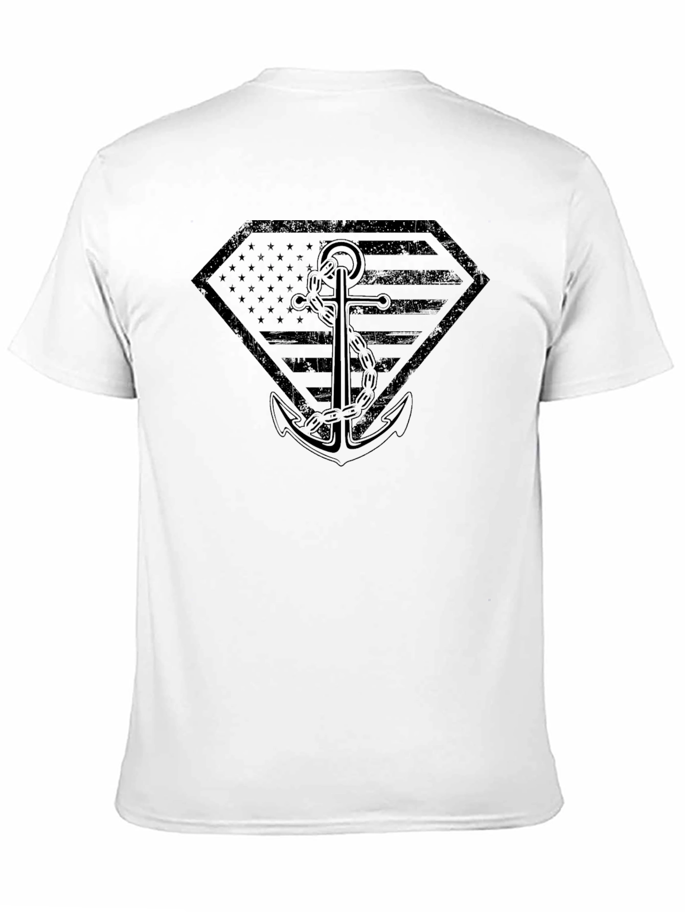 Patriotic Anchor Graphic T-Shirt