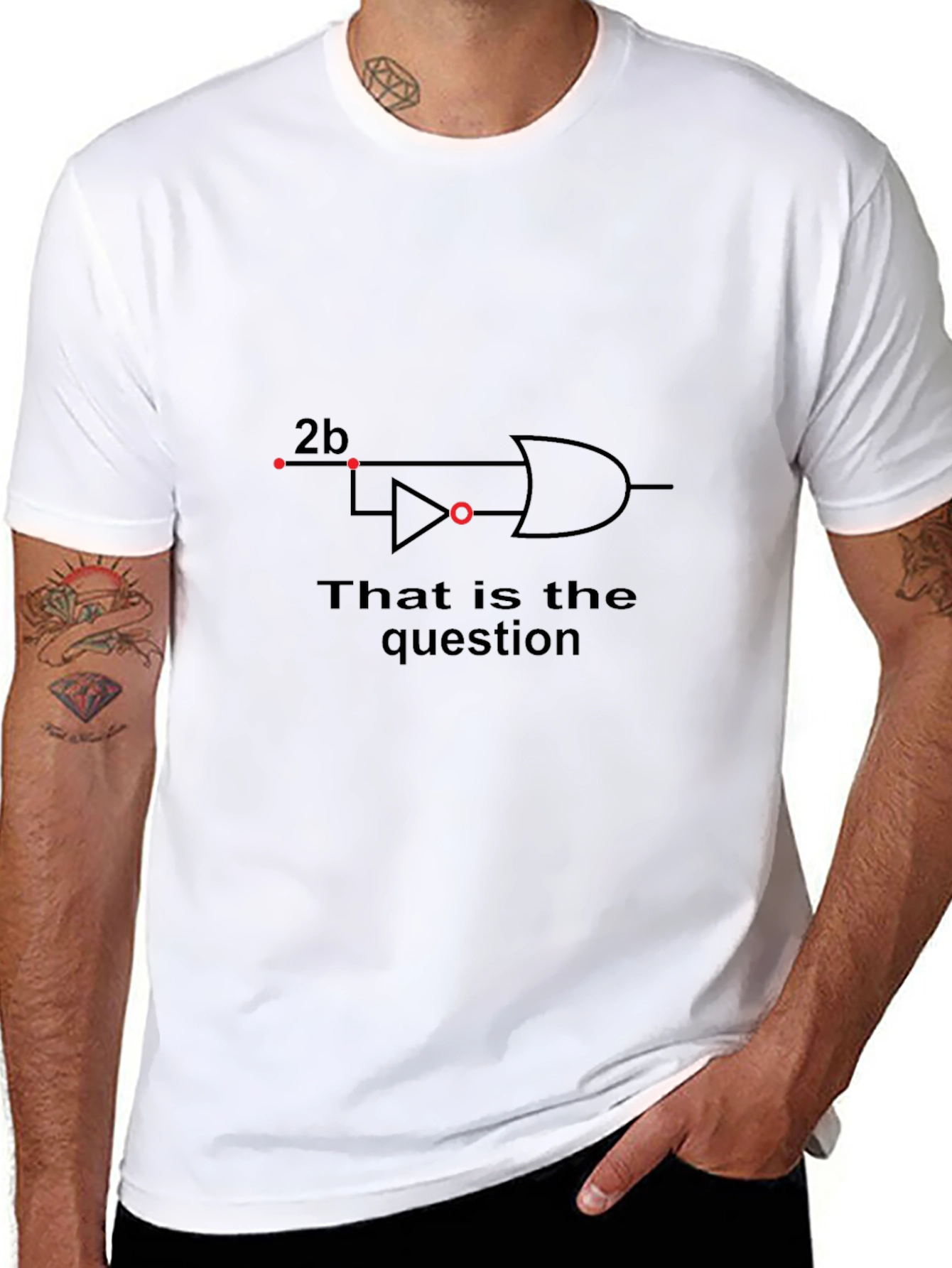 Logic Circuit T-Shirt - 2b or not 2b