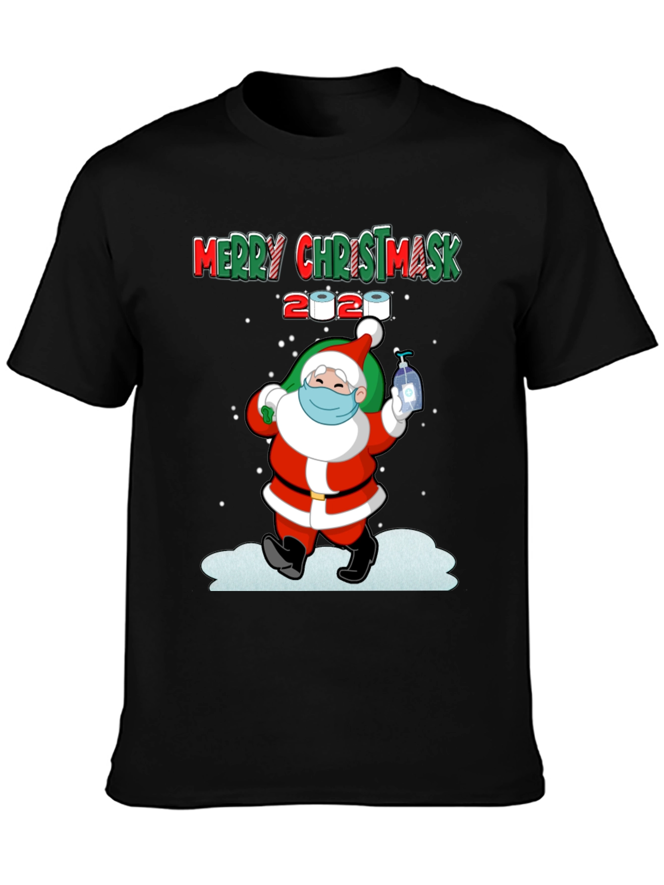 Merry Christmask 2020 Santa T-Shirt