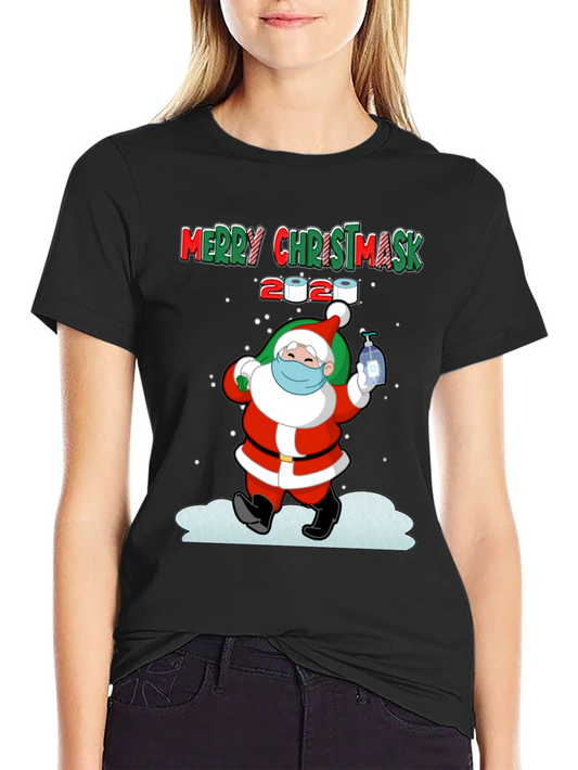 Merry Christmask 2020 Santa T-Shirt