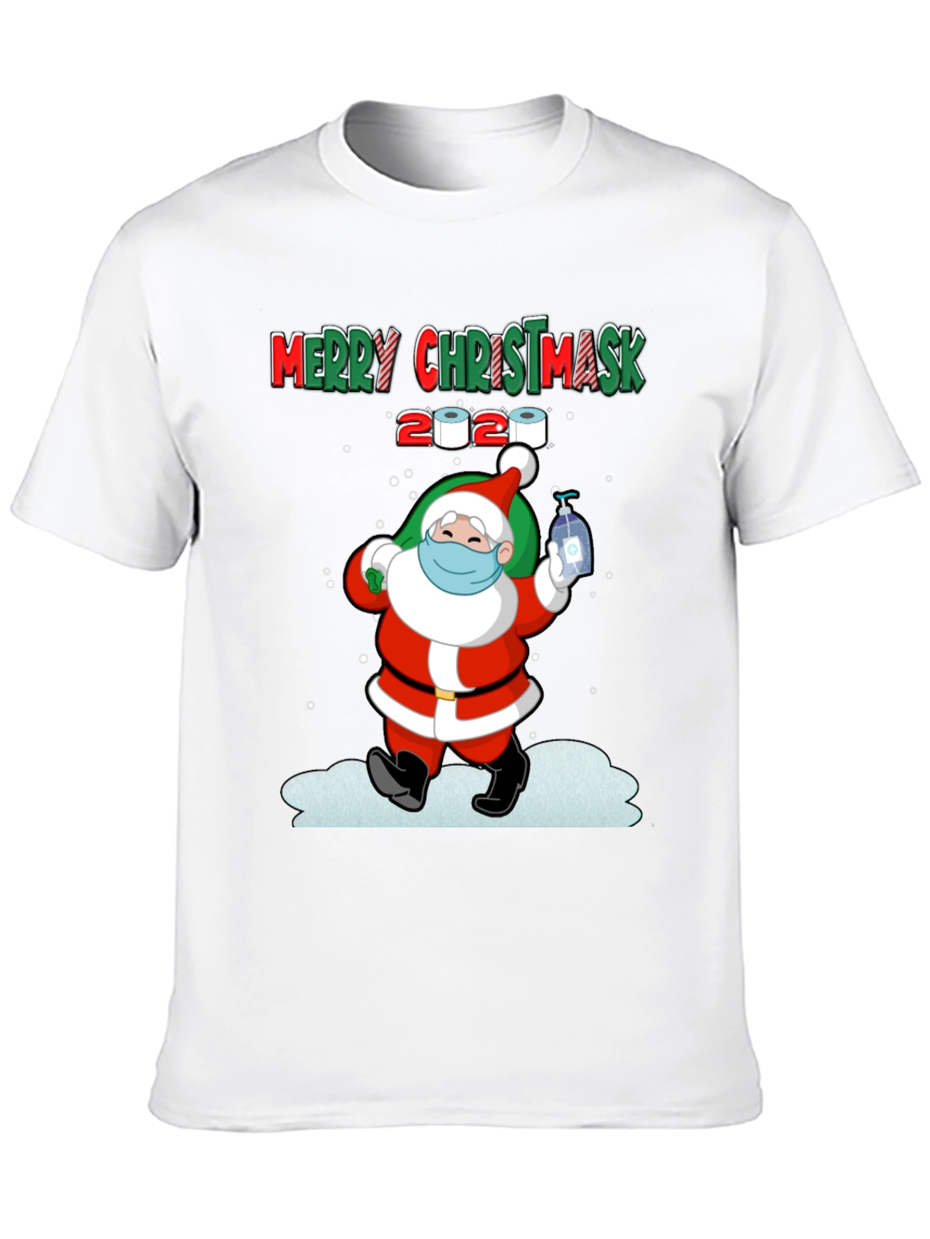 Merry Christmask 2020 Santa T-Shirt