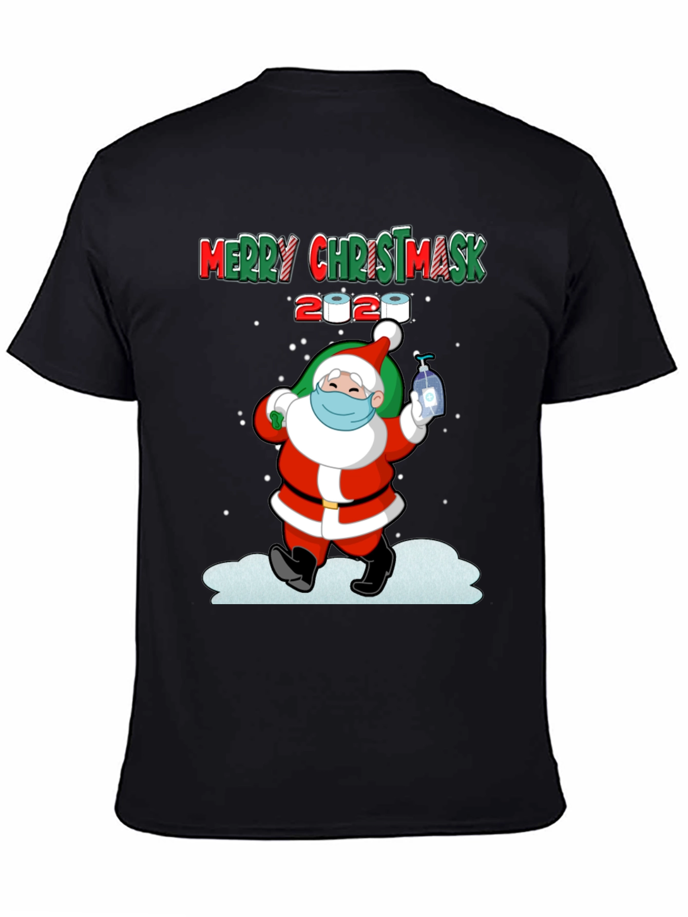 Merry Christmask 2020 Santa T-Shirt