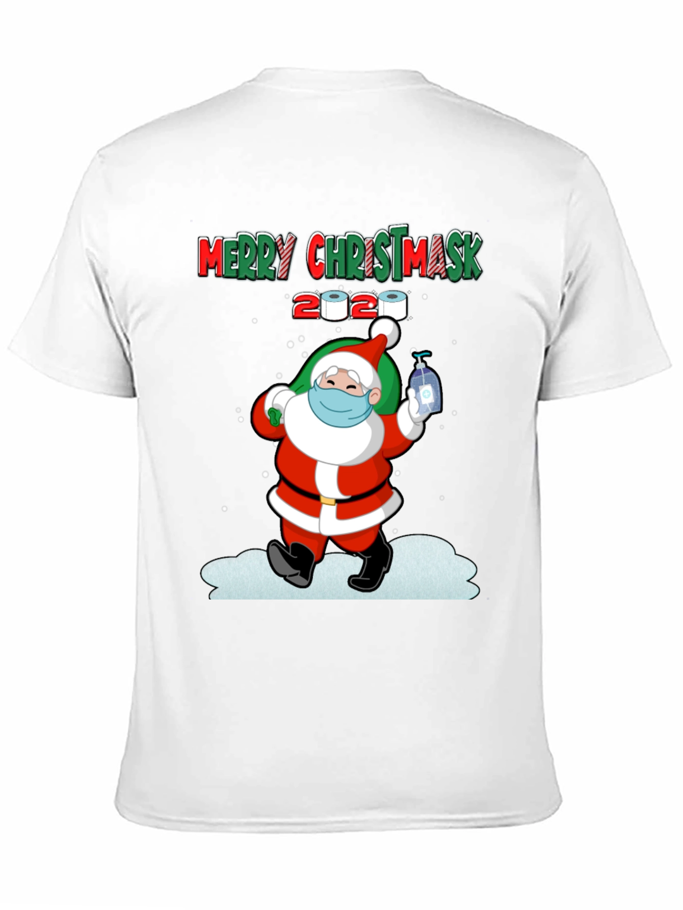 Merry Christmask 2020 Santa T-Shirt