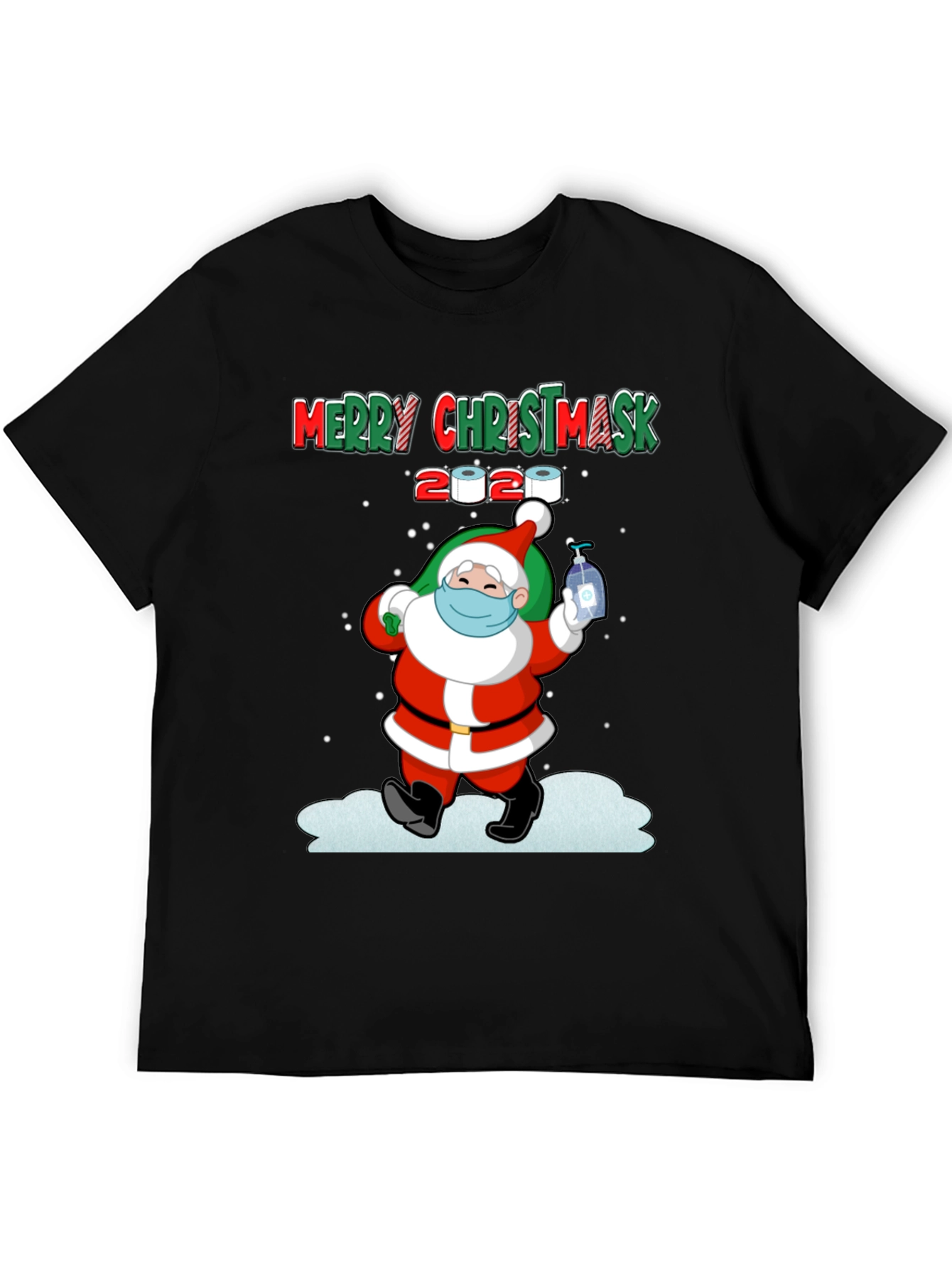 Merry Christmask 2020 Santa T-Shirt