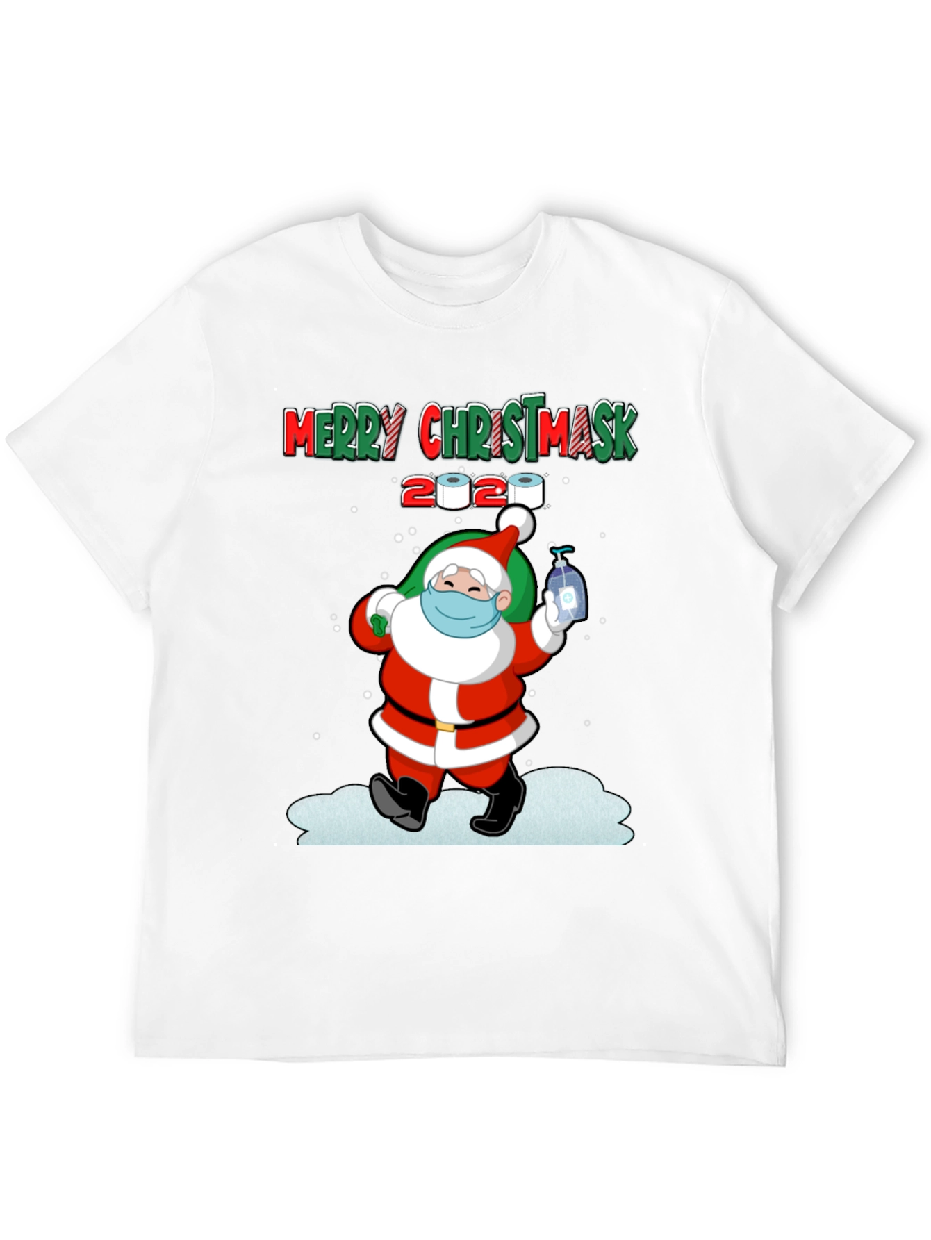 Merry Christmask 2020 Santa T-Shirt