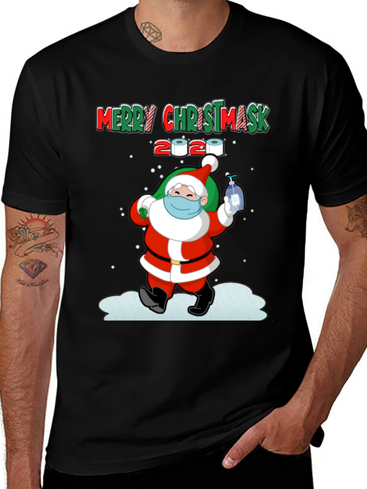 Merry Christmask 2020 Santa T-Shirt