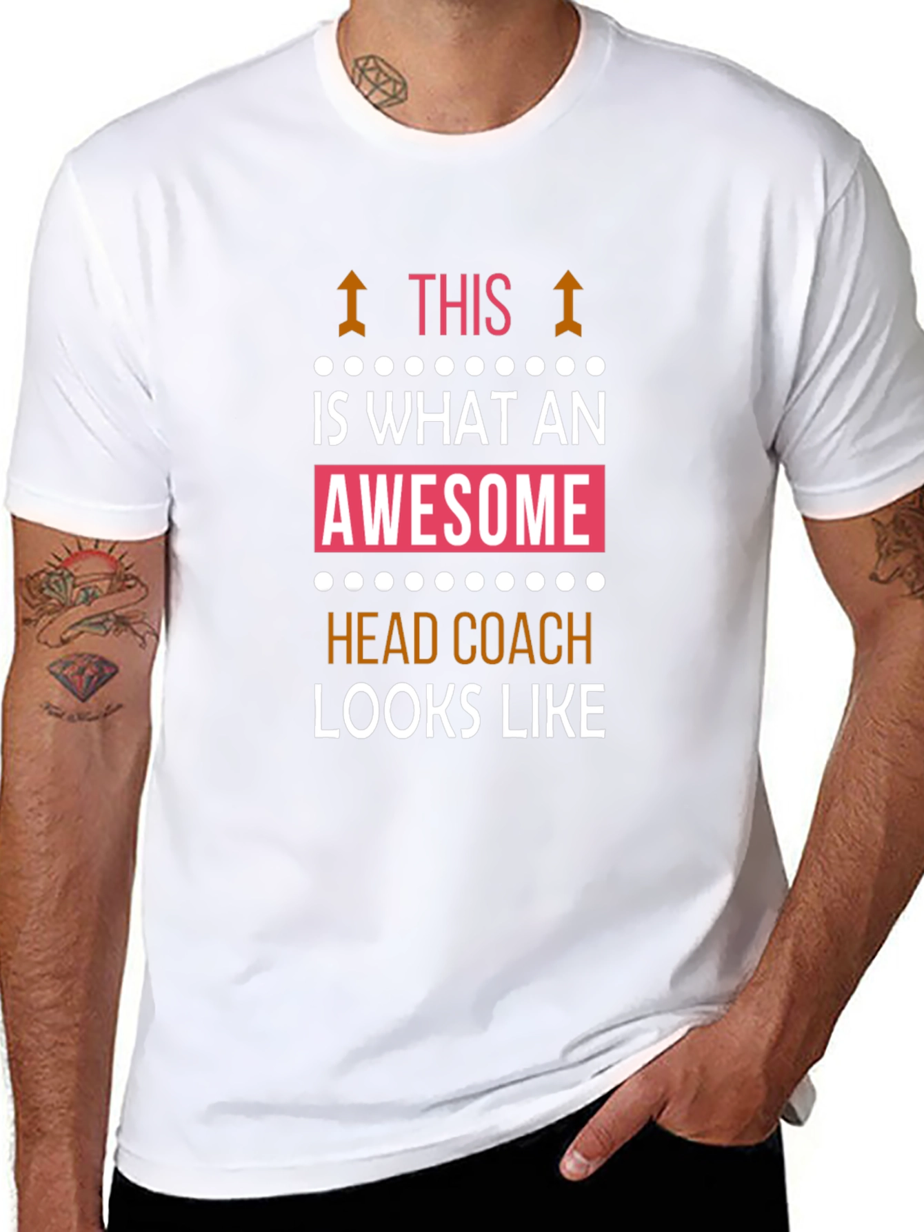 Awesome Head Coach Graphic T-Shirt