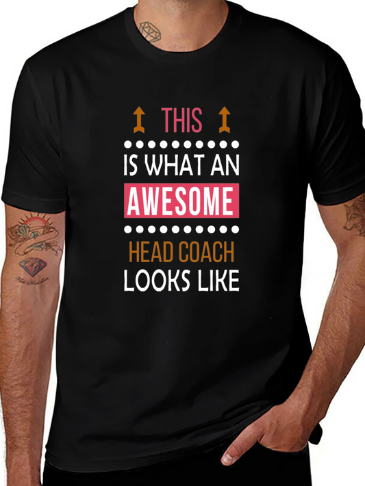 Awesome Head Coach Graphic T-Shirt