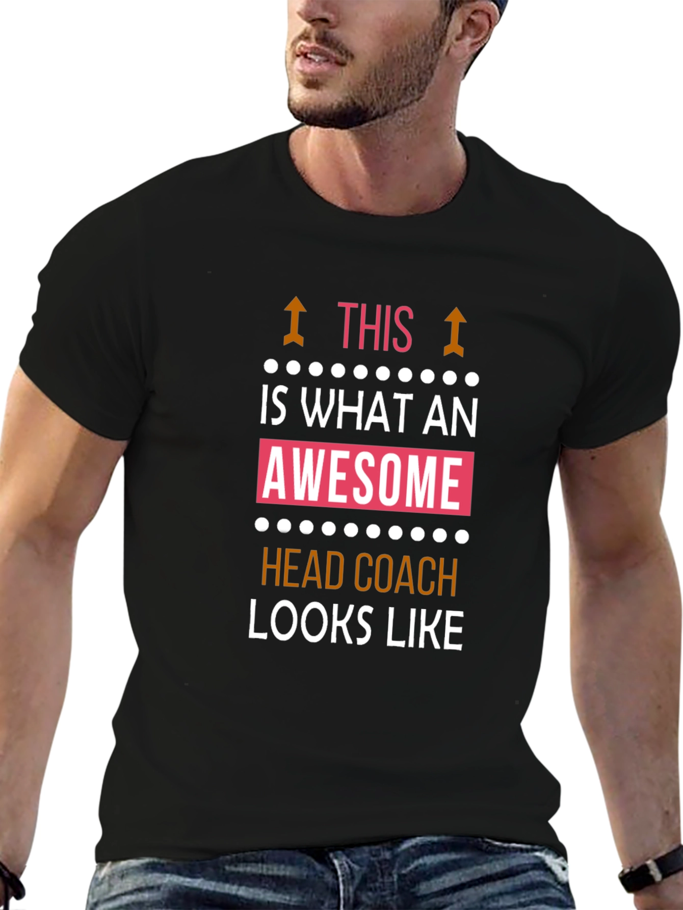 Awesome Head Coach Graphic T-Shirt