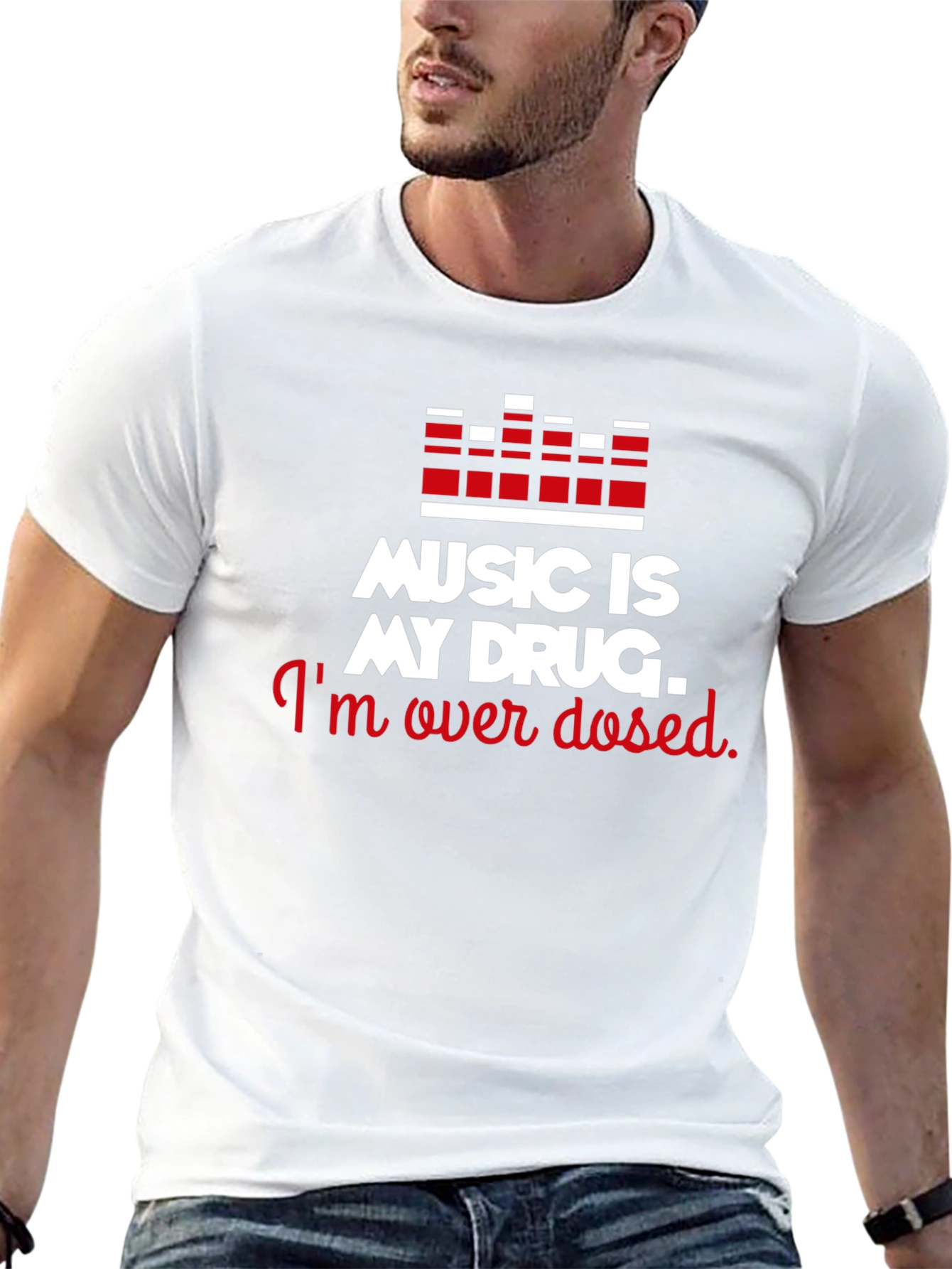 Music is My Drug Tee - Overdosed