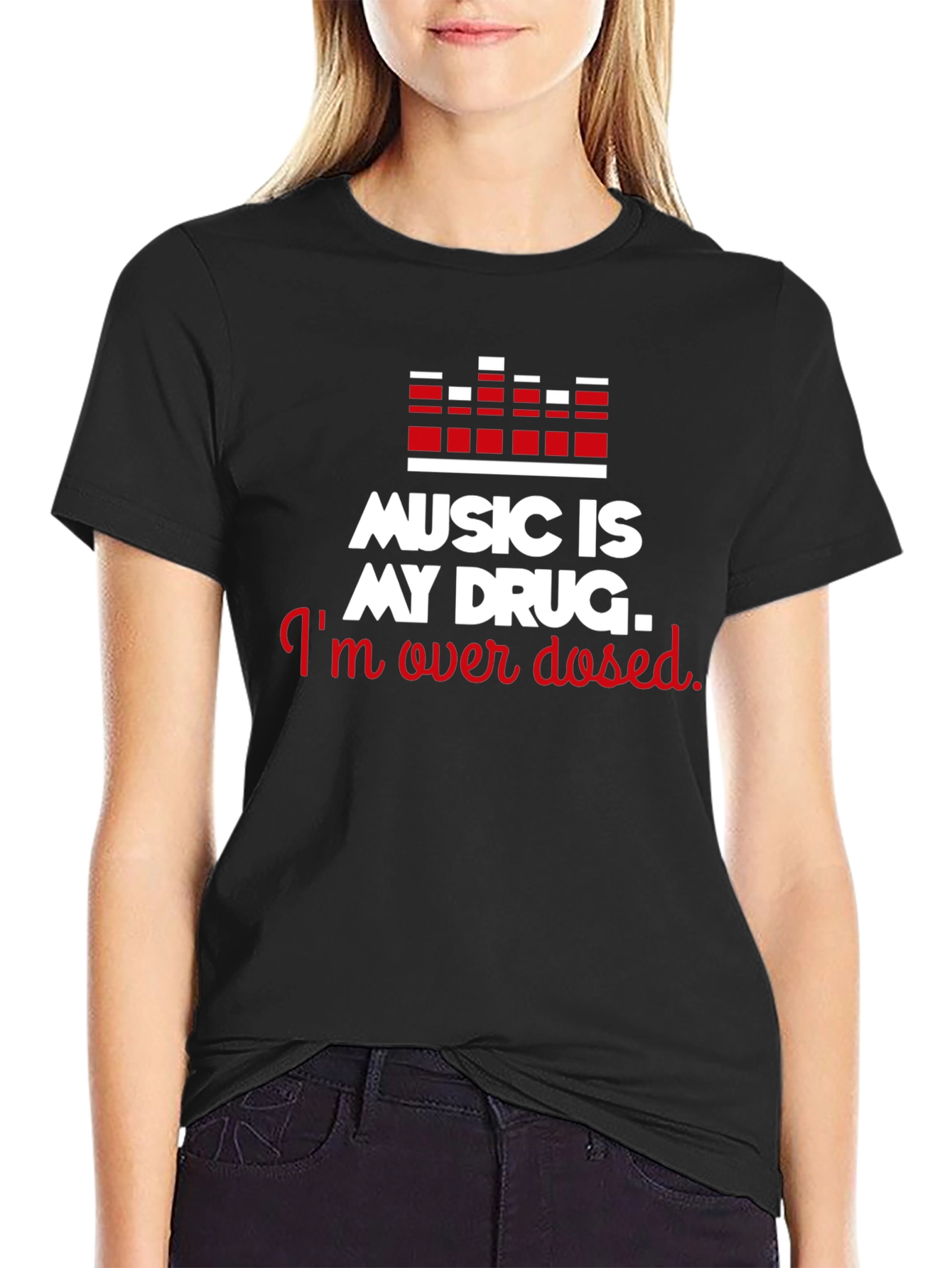 Music is My Drug Tee - Overdosed