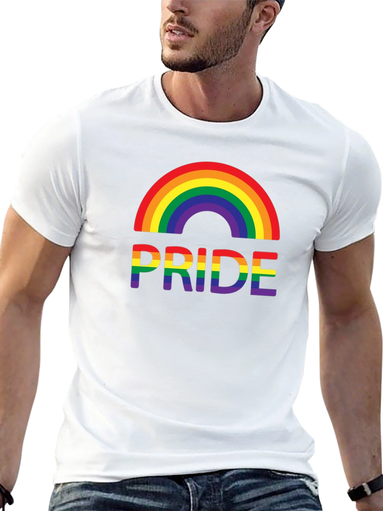 Rainbow Pride T-Shirt - Black