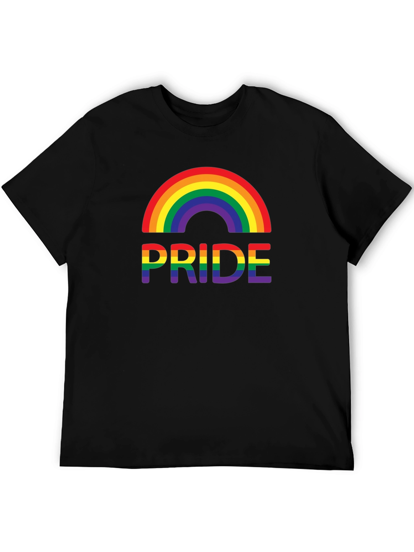 Rainbow Pride T-Shirt - Black