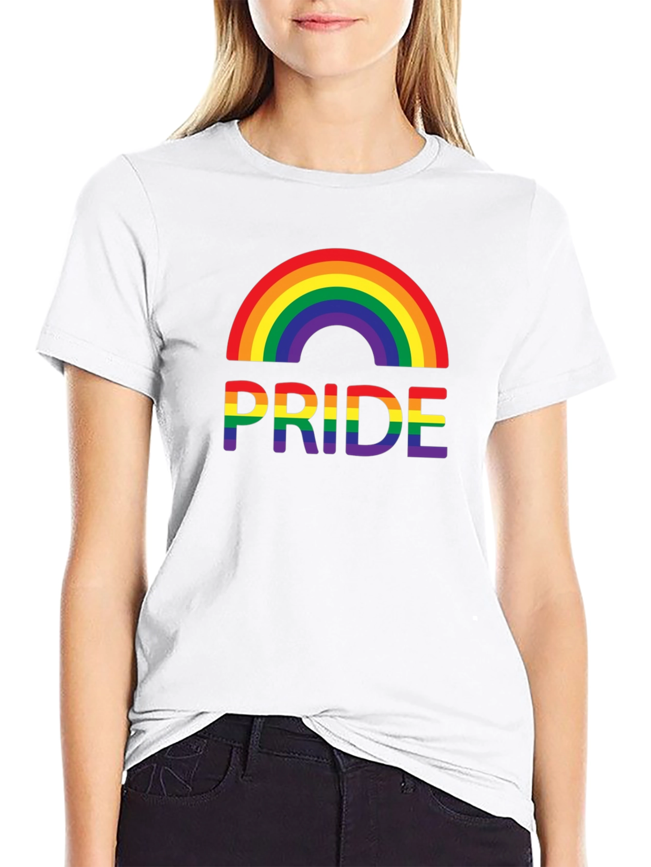 Rainbow Pride T-Shirt - Black