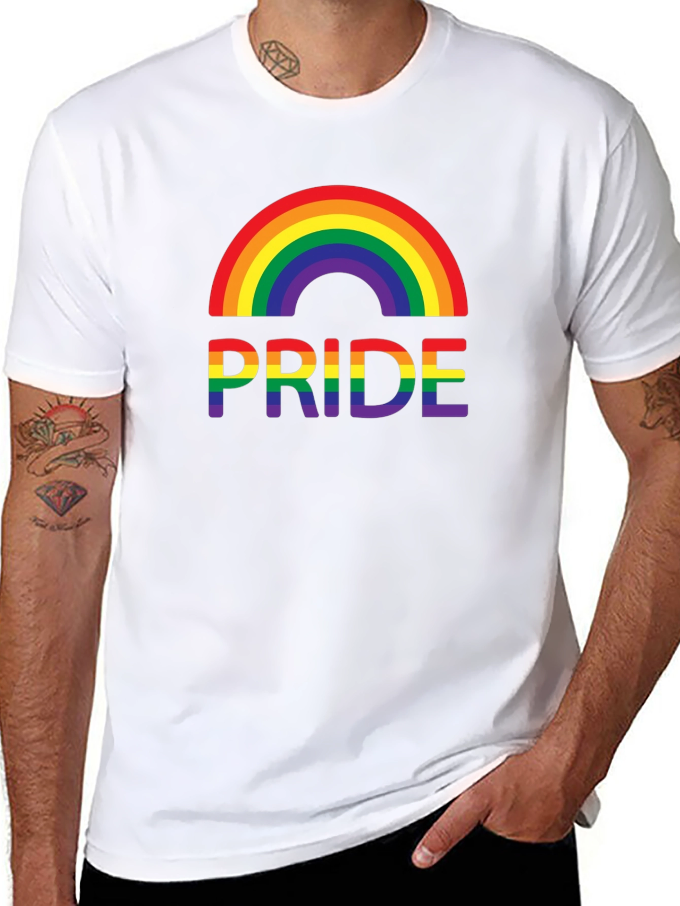Rainbow Pride T-Shirt - Black